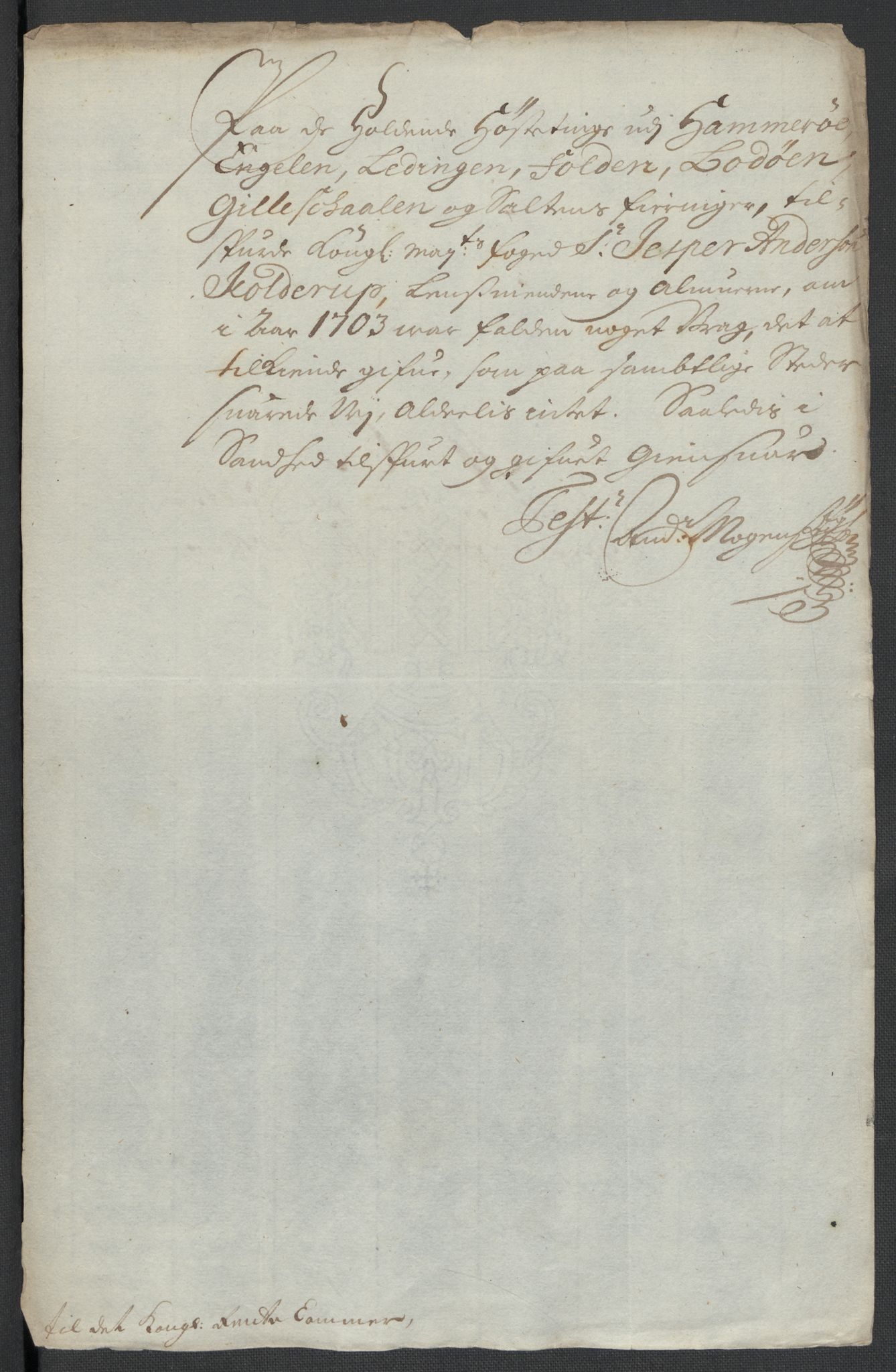 Rentekammeret inntil 1814, Reviderte regnskaper, Fogderegnskap, RA/EA-4092/R66/L4580: Fogderegnskap Salten, 1701-1706, p. 217