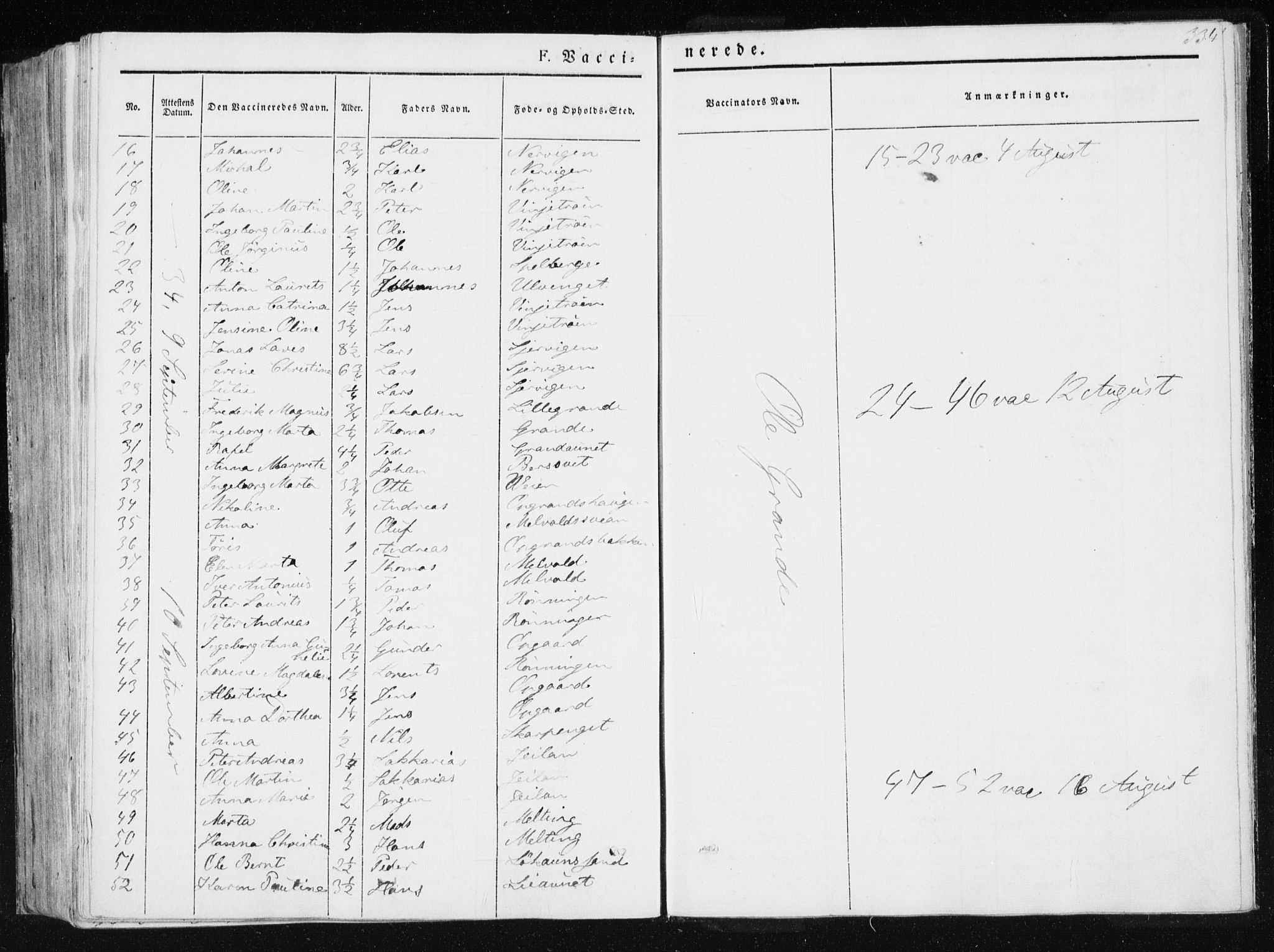 Ministerialprotokoller, klokkerbøker og fødselsregistre - Nord-Trøndelag, SAT/A-1458/733/L0323: Parish register (official) no. 733A02, 1843-1870, p. 334
