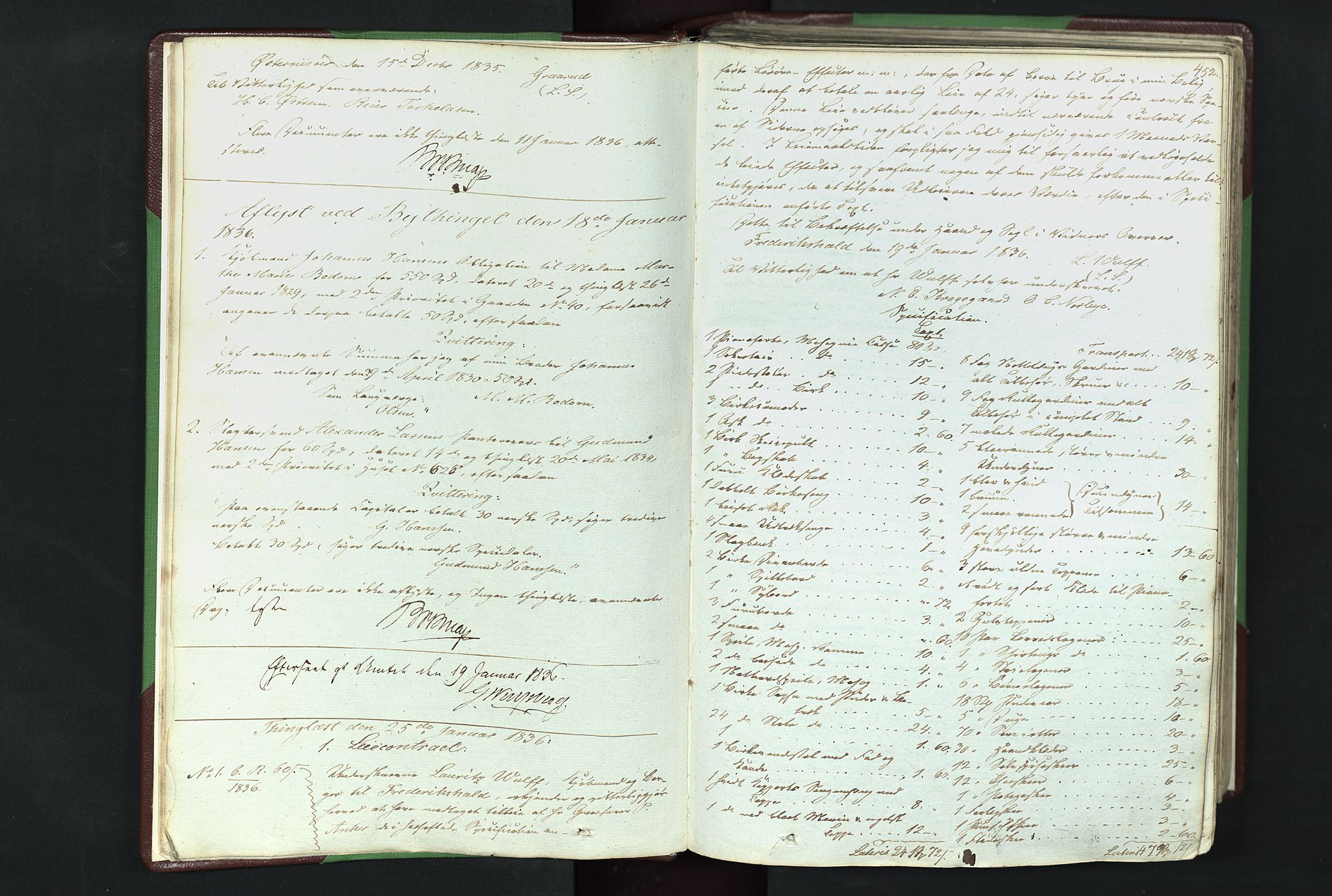Halden byfogd, AV/SAO-A-10865/G/Gb/L0003b: Mortgage book no. 3b, 1835-1841, p. 452