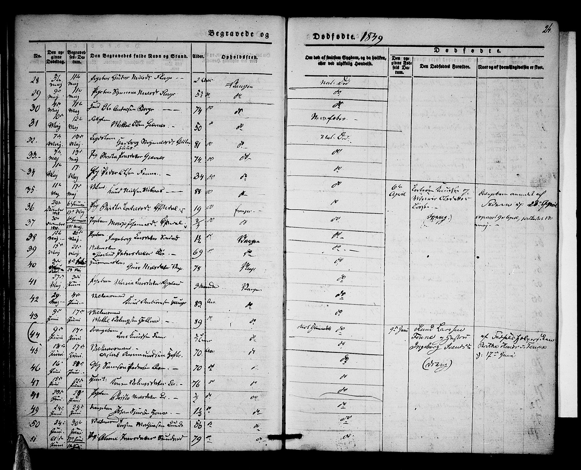 Voss sokneprestembete, SAB/A-79001/H/Haa: Parish register (official) no. A 15, 1845-1855, p. 24