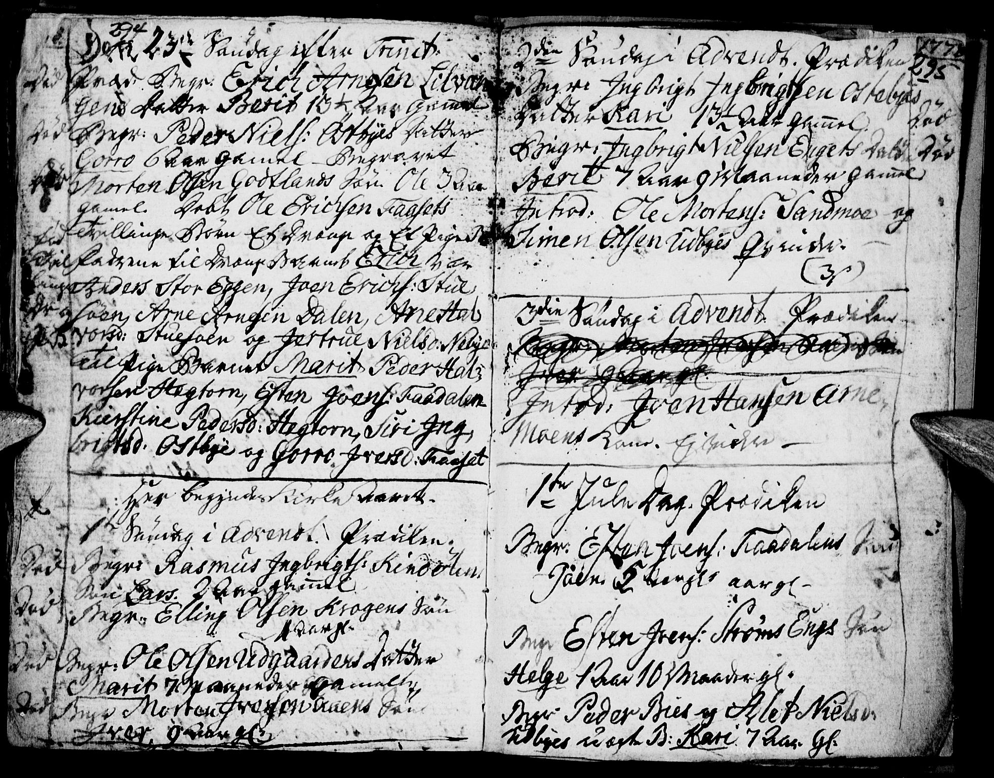 Tynset prestekontor, SAH/PREST-058/H/Ha/Haa/L0006: Parish register (official) no. 6, 1763-1779, p. 294-295