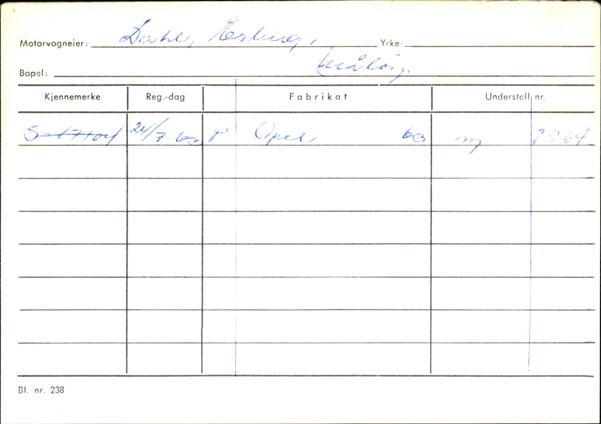 Statens vegvesen, Sogn og Fjordane vegkontor, AV/SAB-A-5301/4/F/L0144: Registerkort Vågsøy A-R, 1945-1975, p. 337