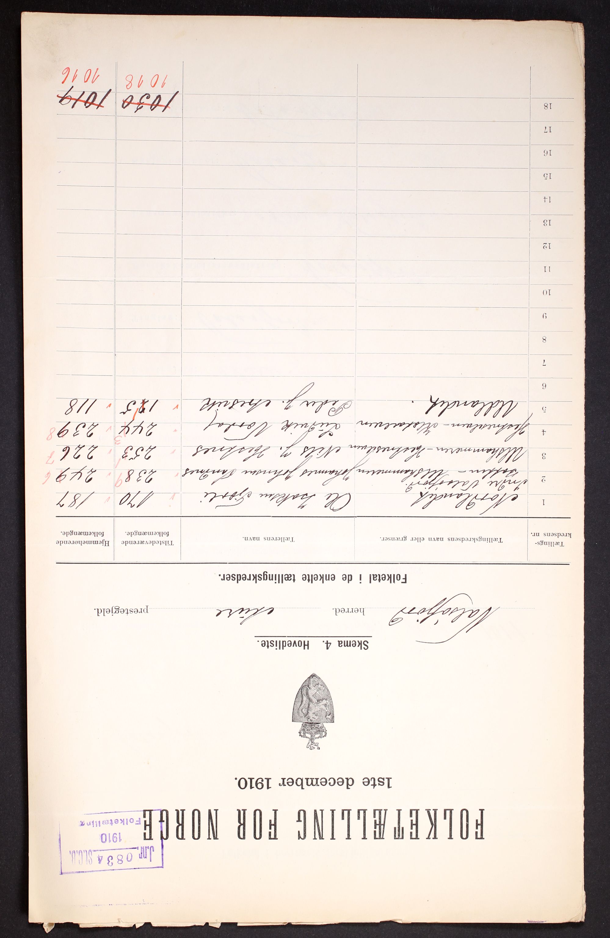 RA, 1910 census for Valsøyfjord, 1910, p. 2