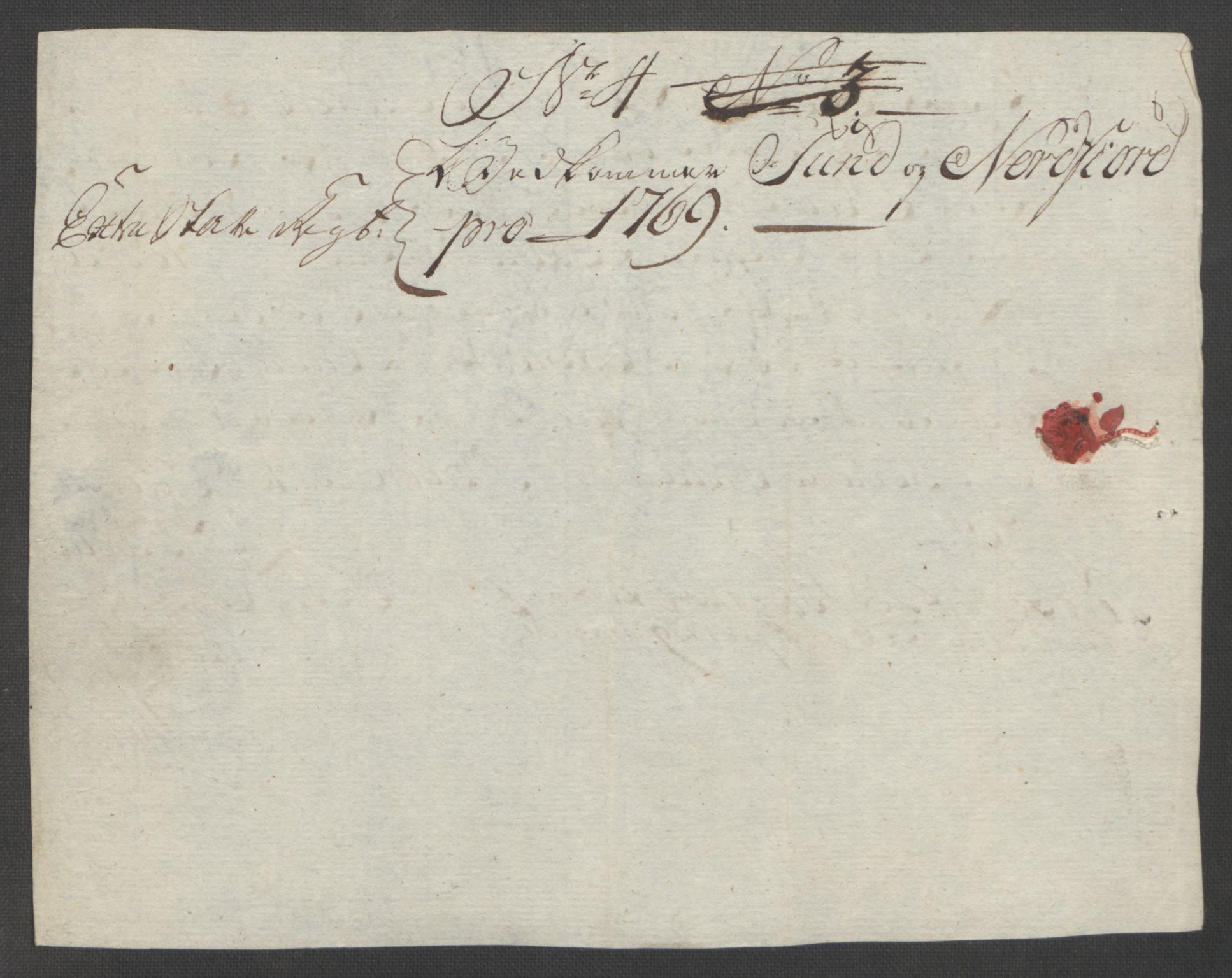 Rentekammeret inntil 1814, Reviderte regnskaper, Fogderegnskap, AV/RA-EA-4092/R53/L3550: Ekstraskatten Sunn- og Nordfjord, 1762-1771, p. 267