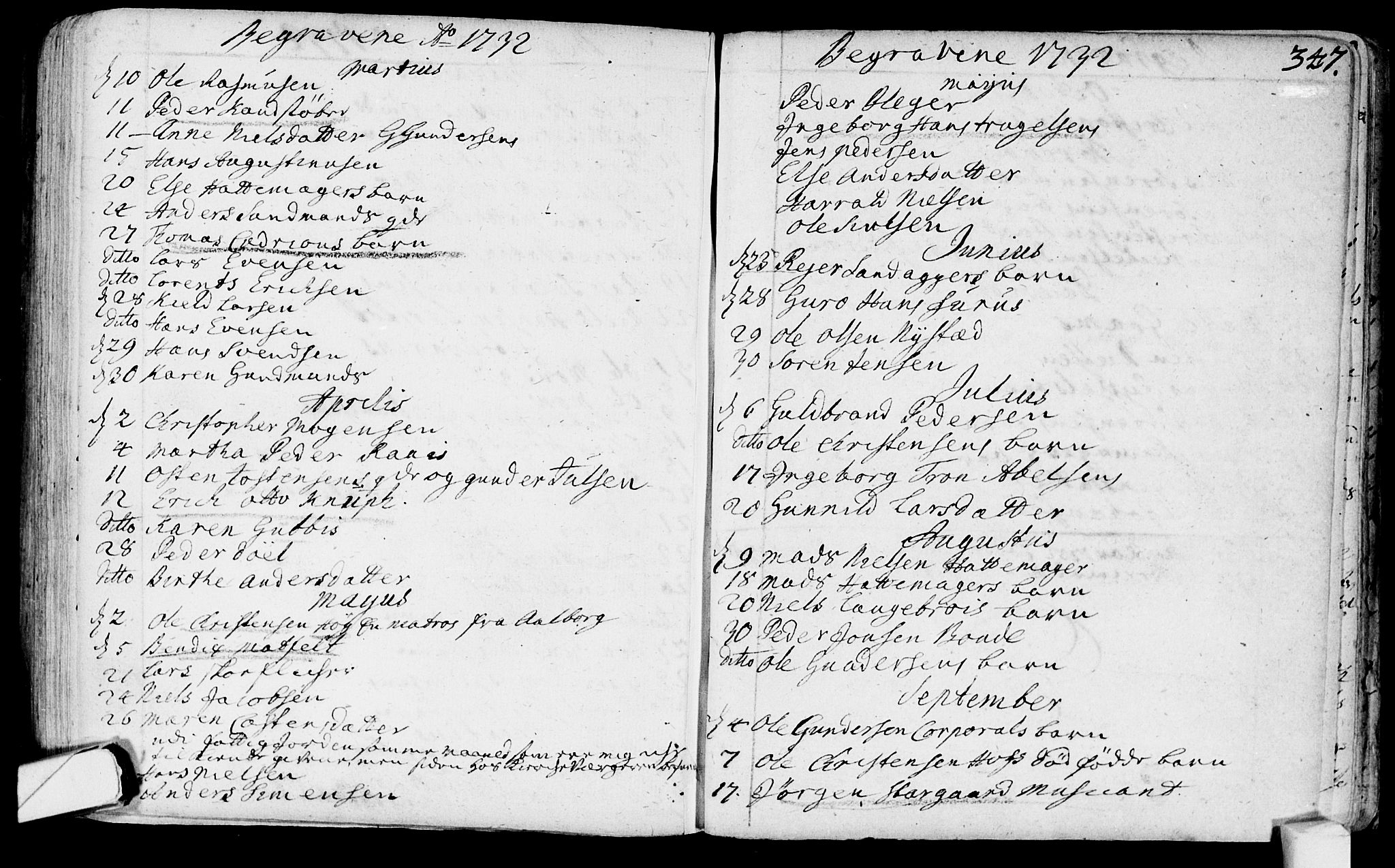 Bragernes kirkebøker, SAKO/A-6/F/Fa/L0003: Parish register (official) no. I 3, 1706-1734, p. 347