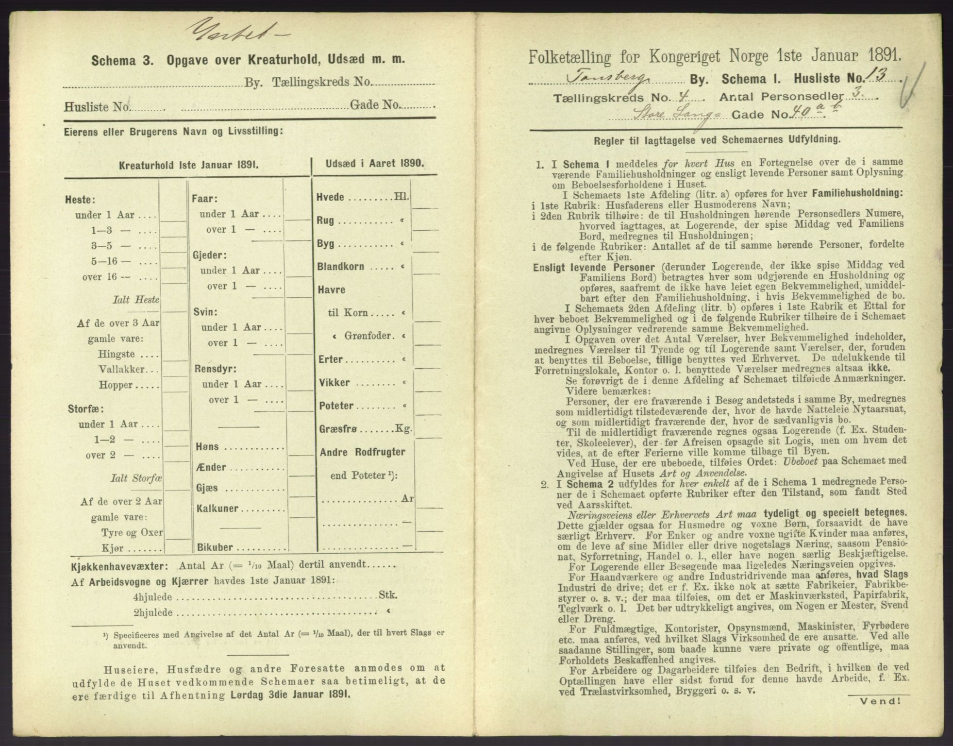 RA, 1891 census for 0705 Tønsberg, 1891, p. 208