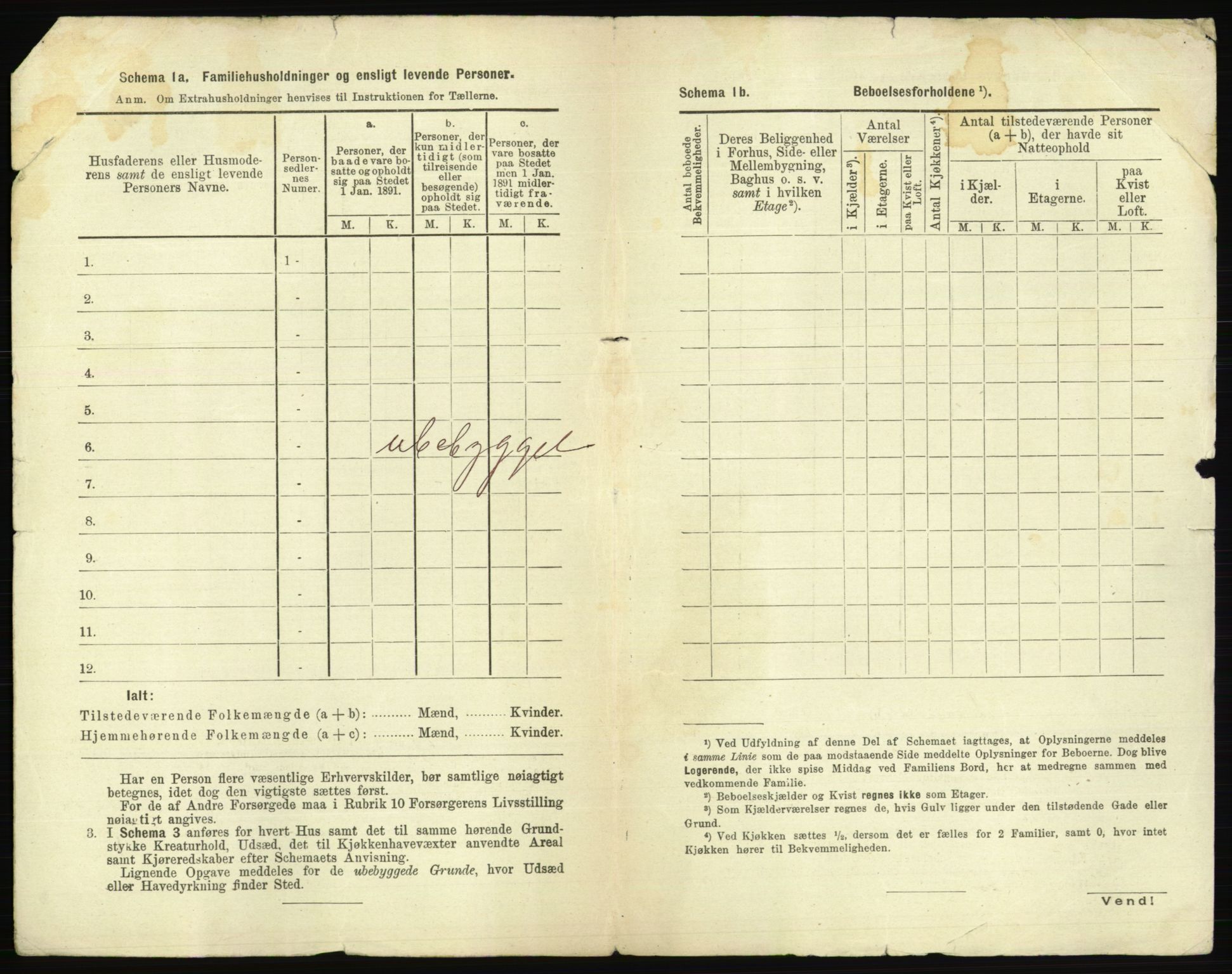 RA, 1891 census for 0104 Moss, 1891, p. 581