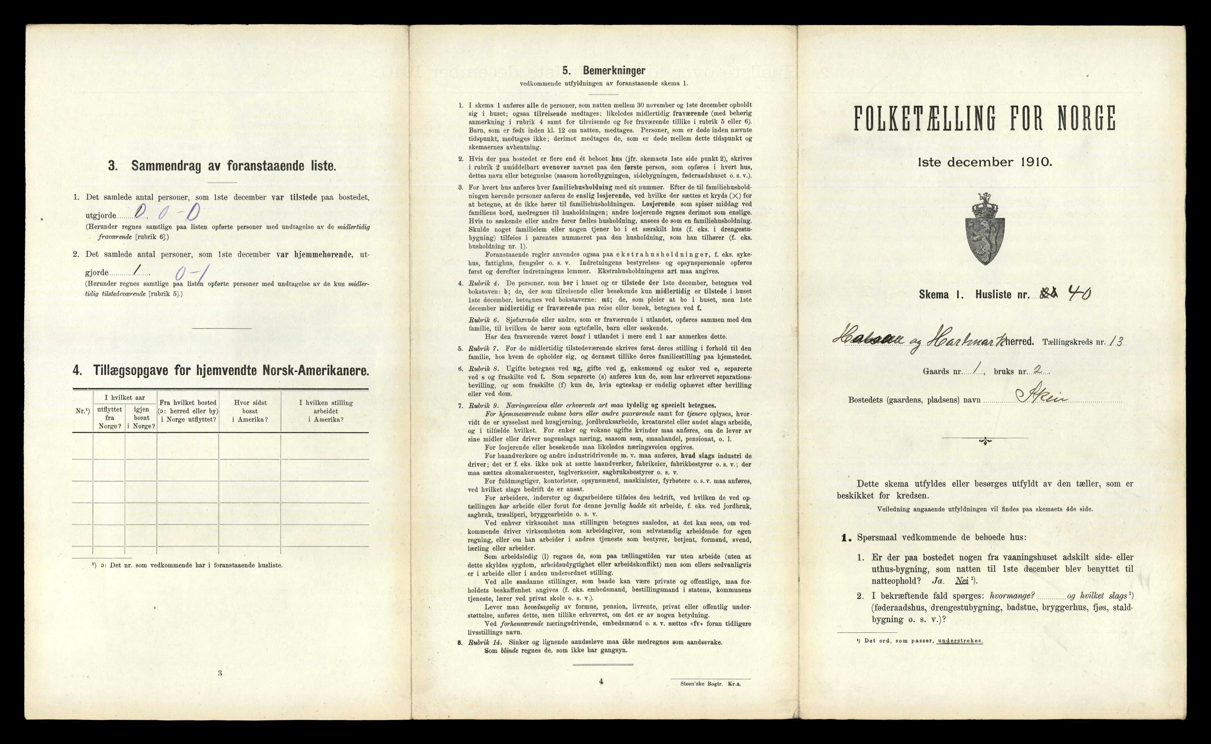 RA, 1910 census for Halse og Harkmark, 1910, p. 1334