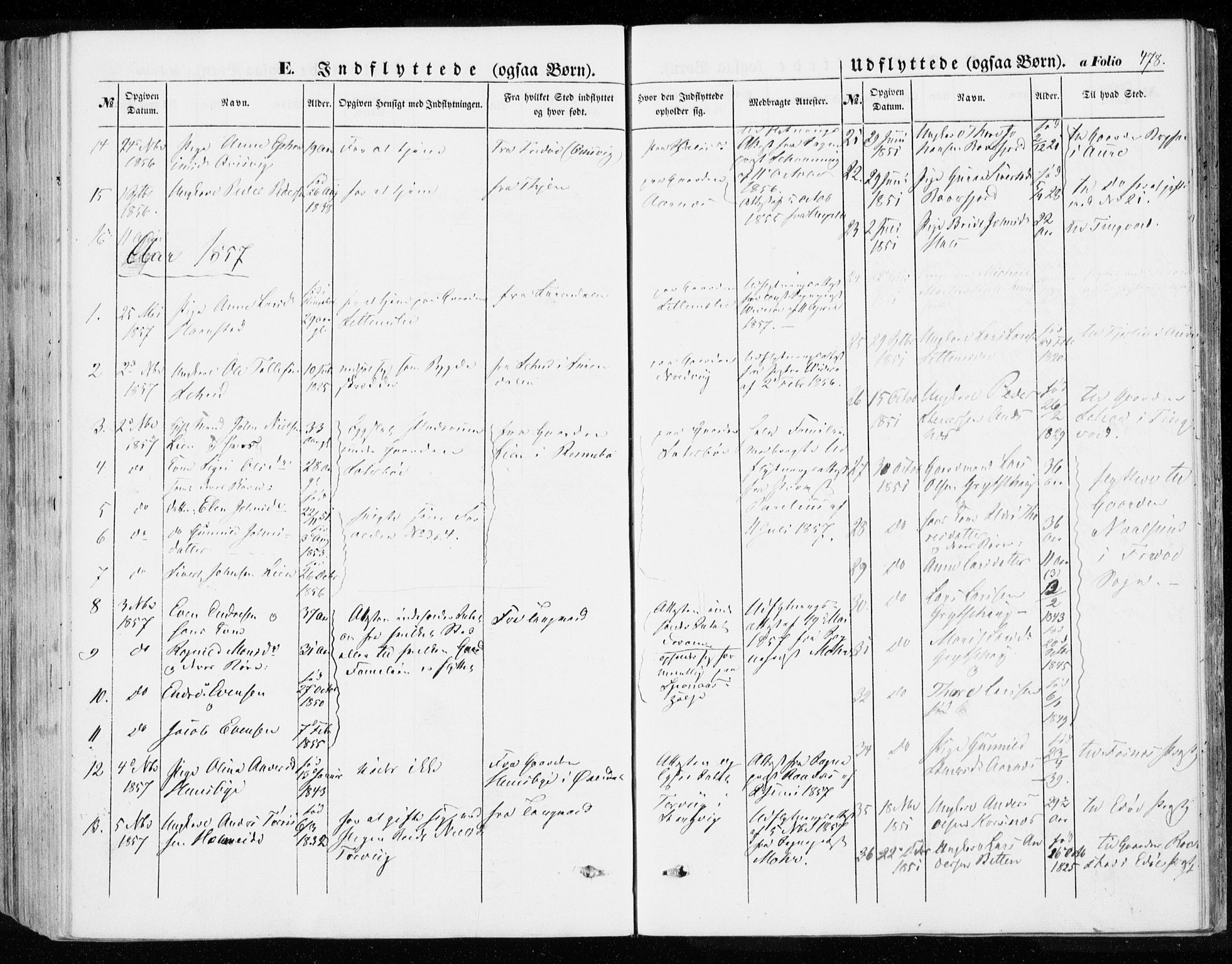 Ministerialprotokoller, klokkerbøker og fødselsregistre - Møre og Romsdal, SAT/A-1454/592/L1026: Parish register (official) no. 592A04, 1849-1867, p. 478
