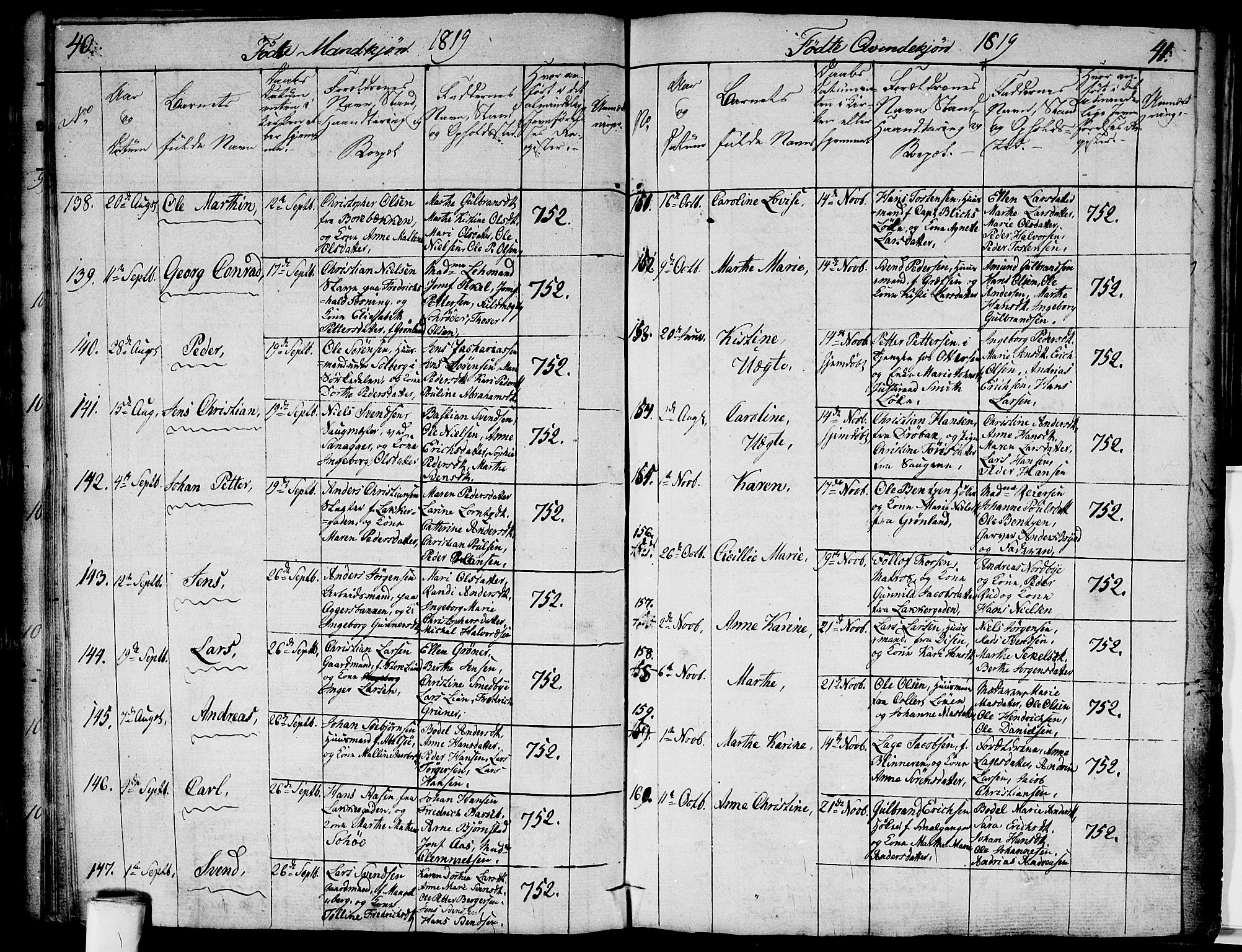 Aker prestekontor kirkebøker, SAO/A-10861/G/L0002: Parish register (copy) no. 2, 1815-1819, p. 191o-191p