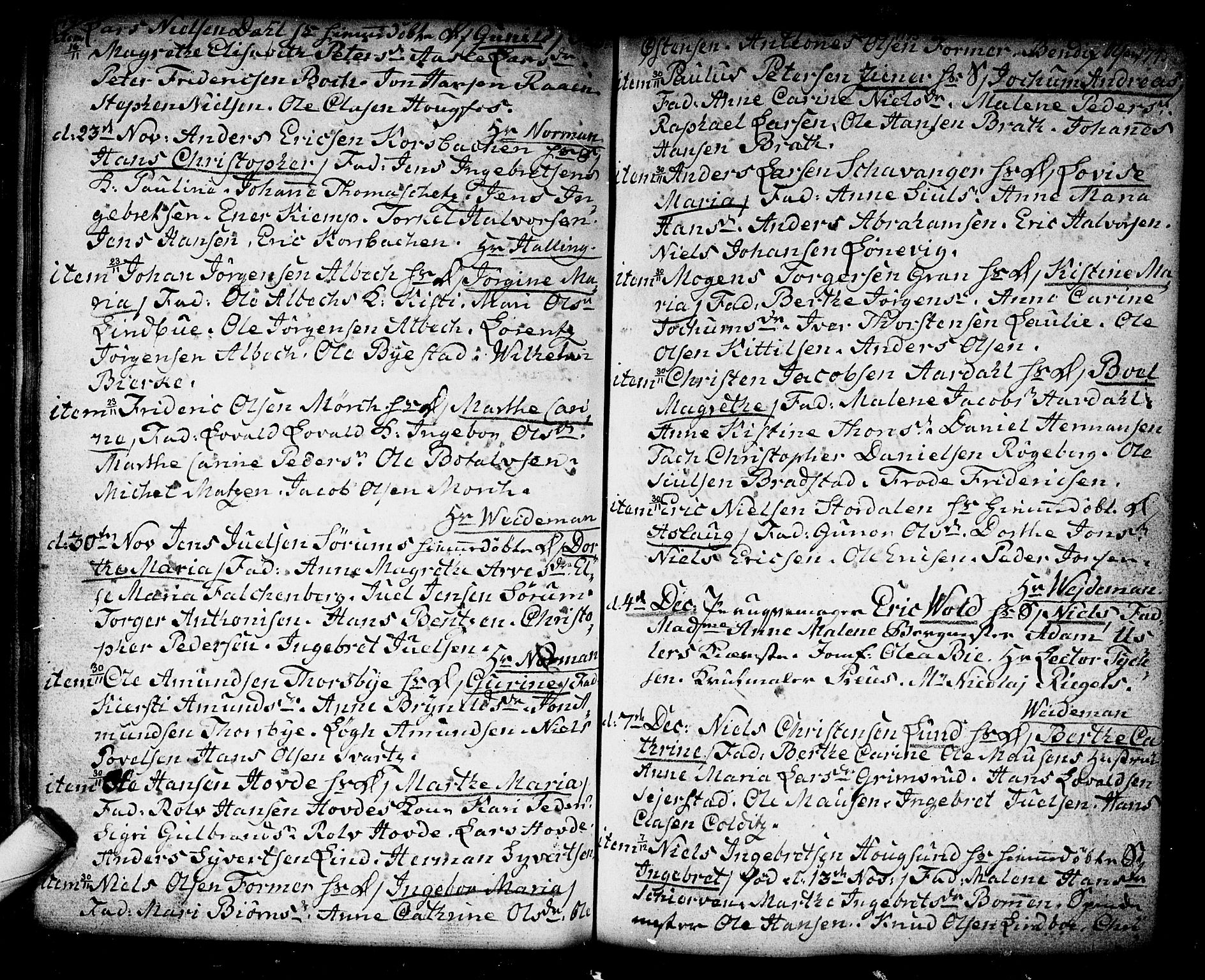 Kongsberg kirkebøker, SAKO/A-22/F/Fa/L0006: Parish register (official) no. I 6, 1783-1797, p. 174
