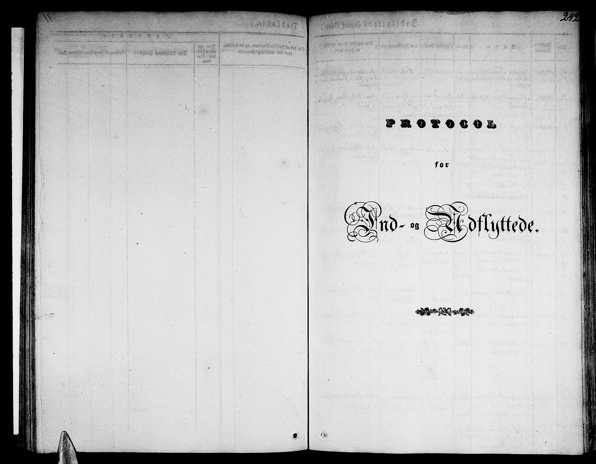 Sogndal sokneprestembete, SAB/A-81301/H/Haa/Haaa/L0011: Parish register (official) no. A 11, 1839-1847, p. 242