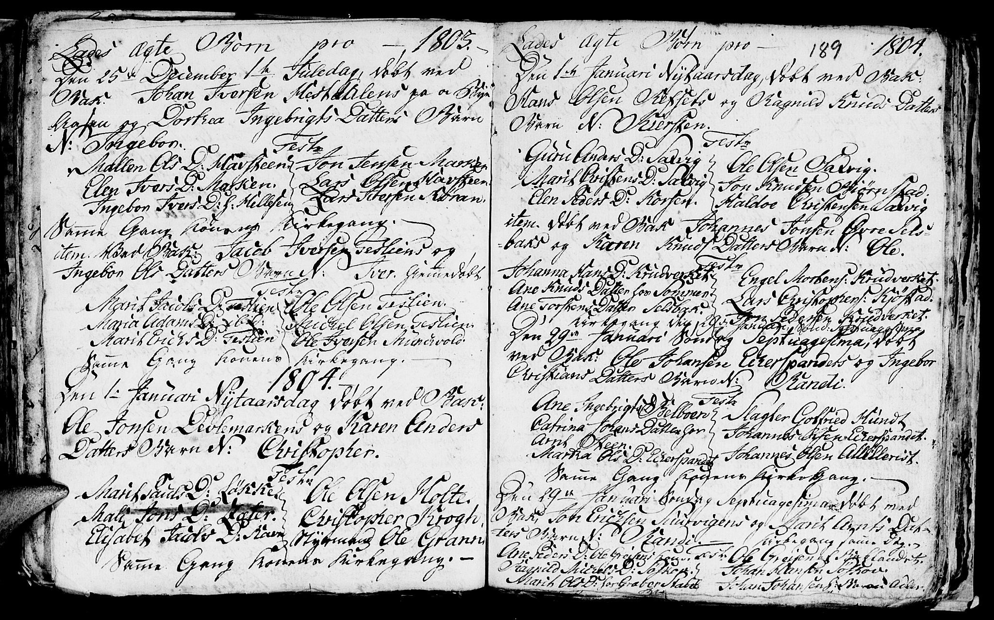 Ministerialprotokoller, klokkerbøker og fødselsregistre - Sør-Trøndelag, SAT/A-1456/606/L0305: Parish register (copy) no. 606C01, 1757-1819, p. 189