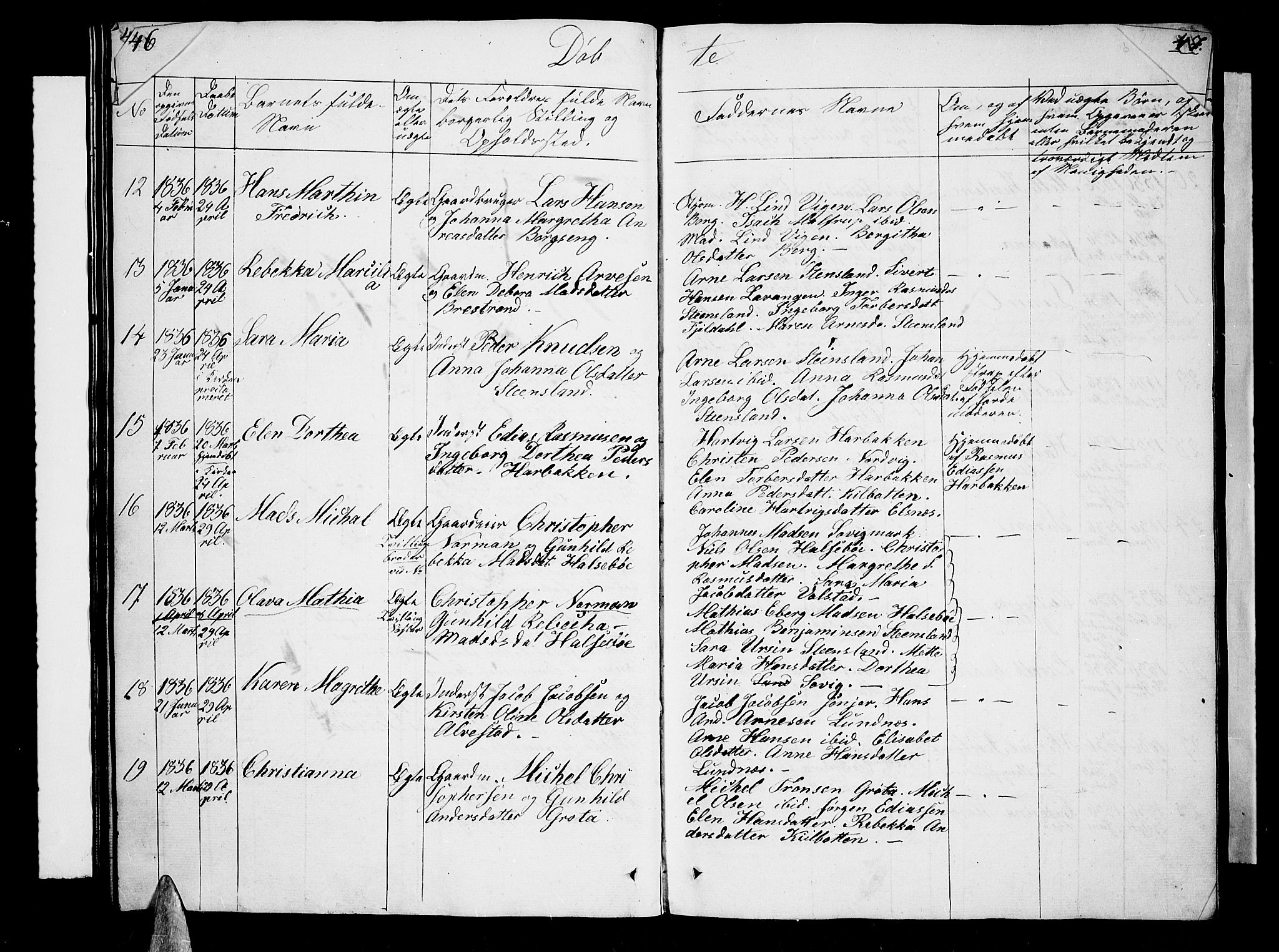 Trondenes sokneprestkontor, SATØ/S-1319/H/Hb/L0005klokker: Parish register (copy) no. 5, 1834-1845, p. 46-47