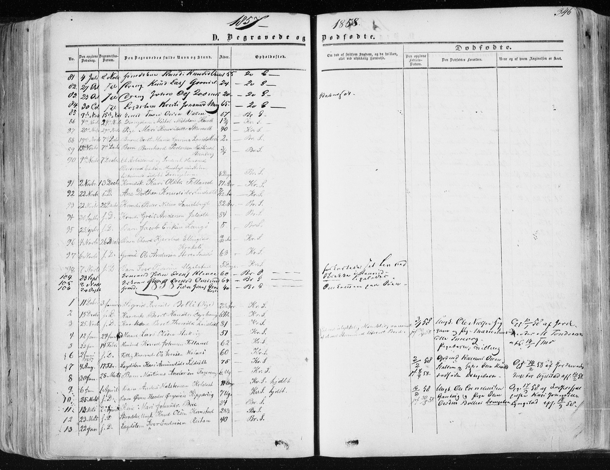 Ministerialprotokoller, klokkerbøker og fødselsregistre - Møre og Romsdal, SAT/A-1454/568/L0804: Parish register (official) no. 568A11, 1854-1868, p. 346