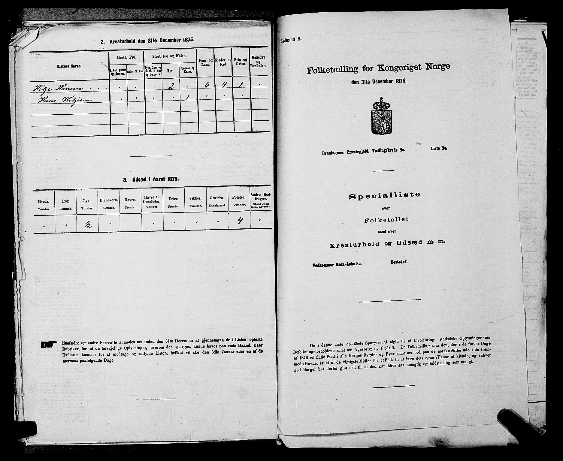 SAKO, 1875 census for 0826P Tinn, 1875, p. 165