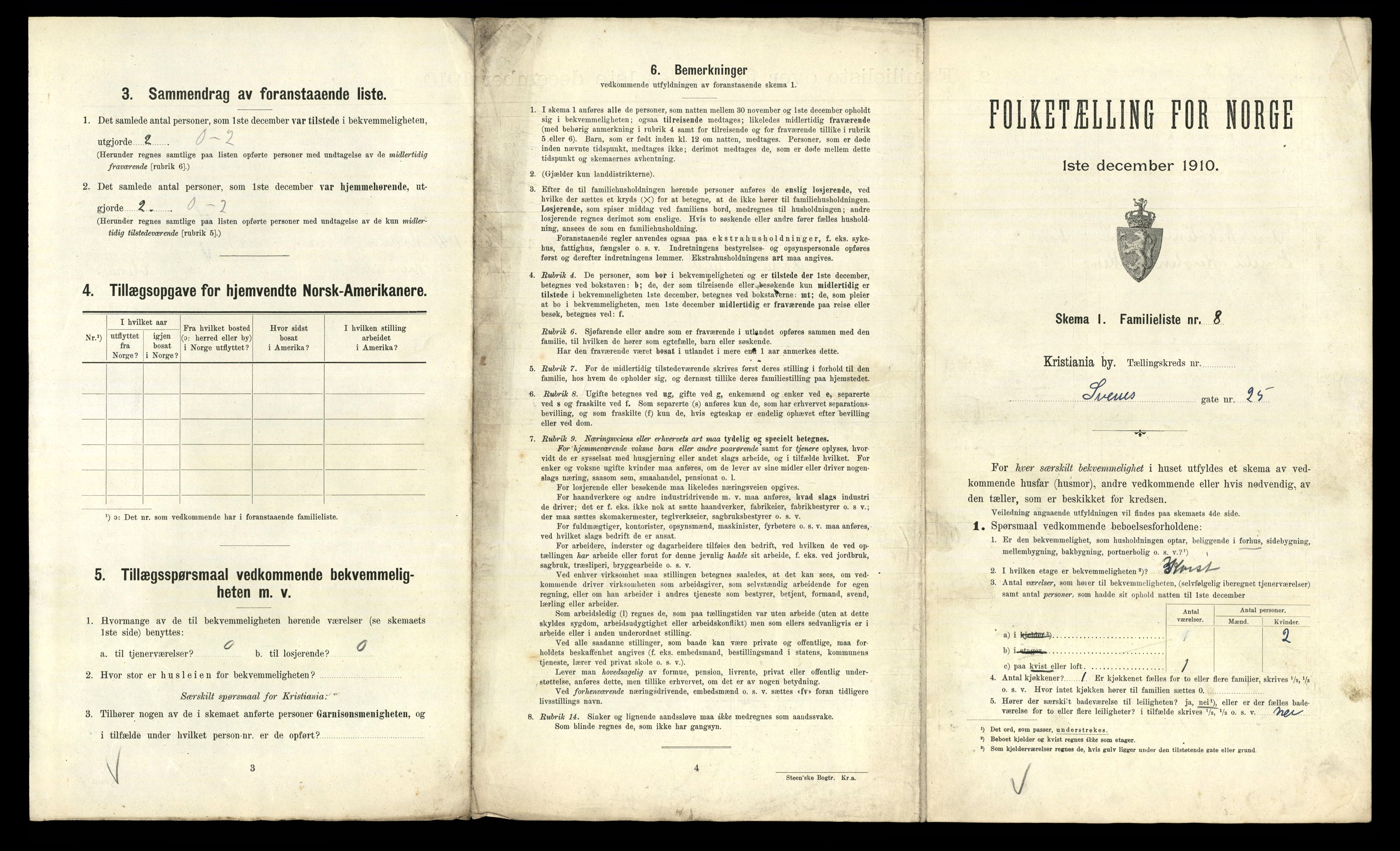 RA, 1910 census for Kristiania, 1910, p. 101787