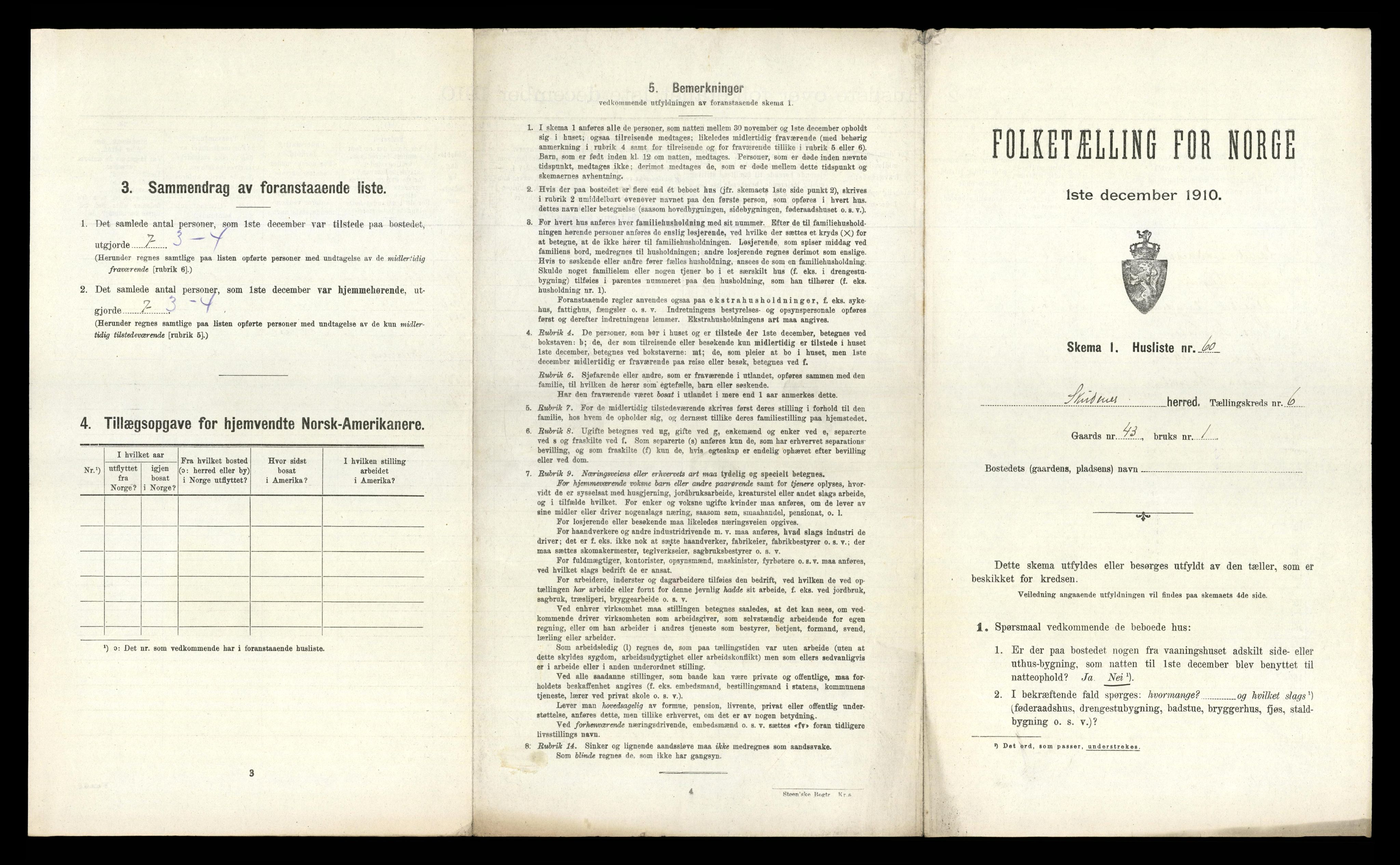 RA, 1910 census for Skudenes, 1910, p. 829