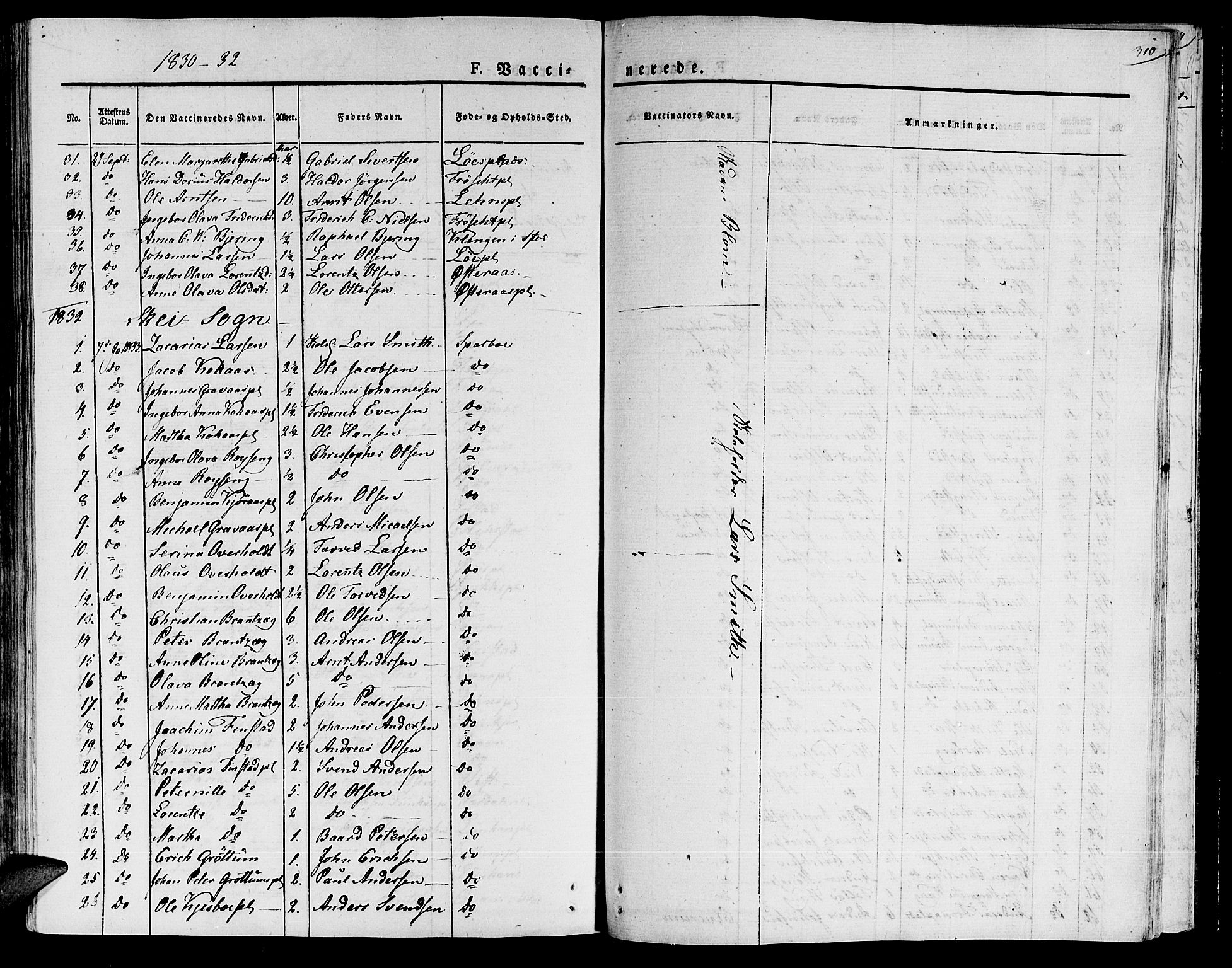 Ministerialprotokoller, klokkerbøker og fødselsregistre - Nord-Trøndelag, AV/SAT-A-1458/735/L0336: Parish register (official) no. 735A05 /1, 1825-1835, p. 310