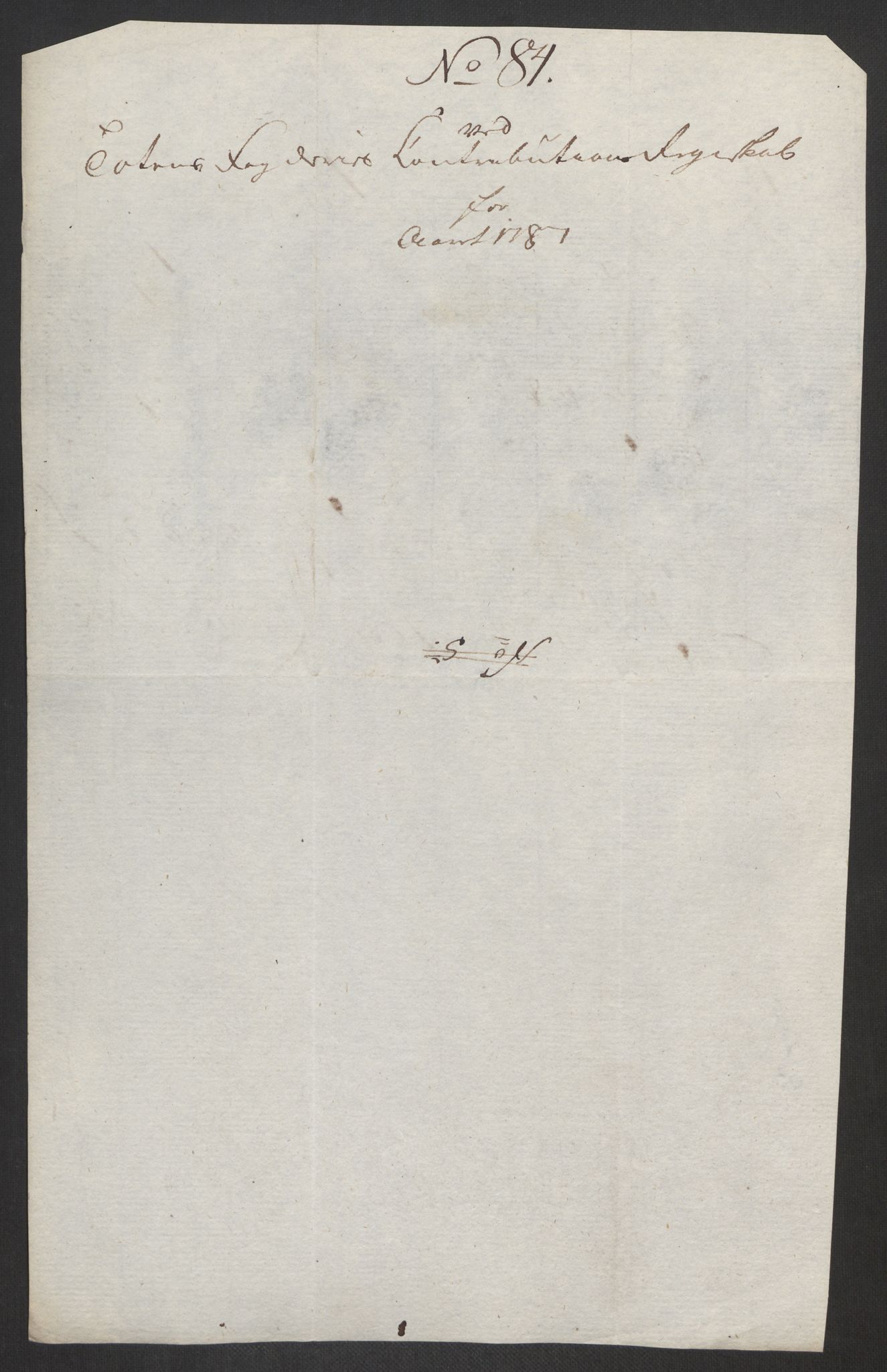 Rentekammeret inntil 1814, Reviderte regnskaper, Fogderegnskap, AV/RA-EA-4092/R19/L1374: Fogderegnskap Toten, Hadeland og Vardal, 1787, p. 260