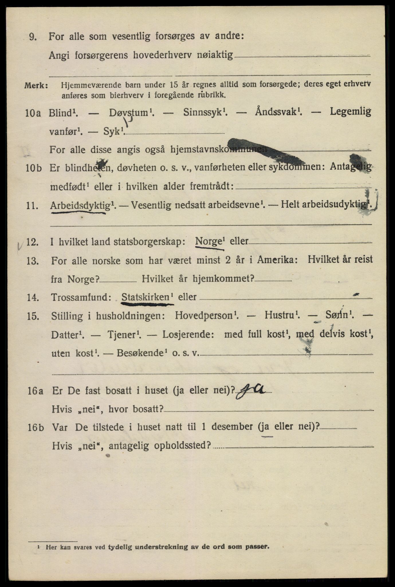 SAO, 1920 census for Kristiania, 1920, p. 560150