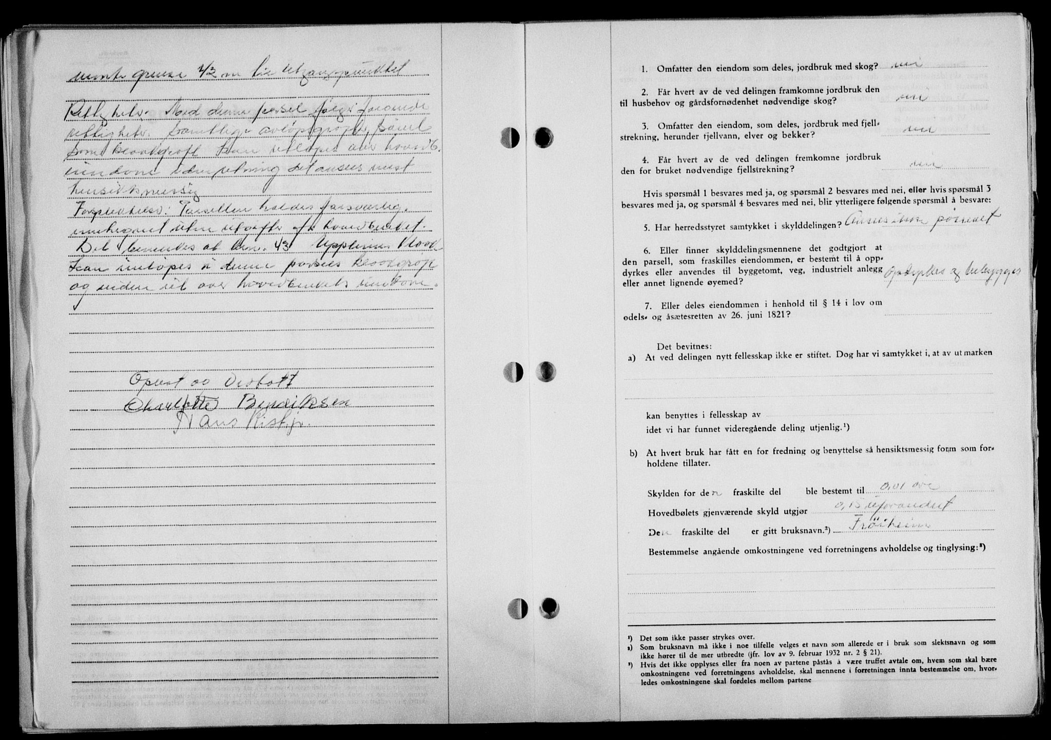 Lofoten sorenskriveri, SAT/A-0017/1/2/2C/L0020a: Mortgage book no. 20a, 1948-1949, Diary no: : 2897/1948