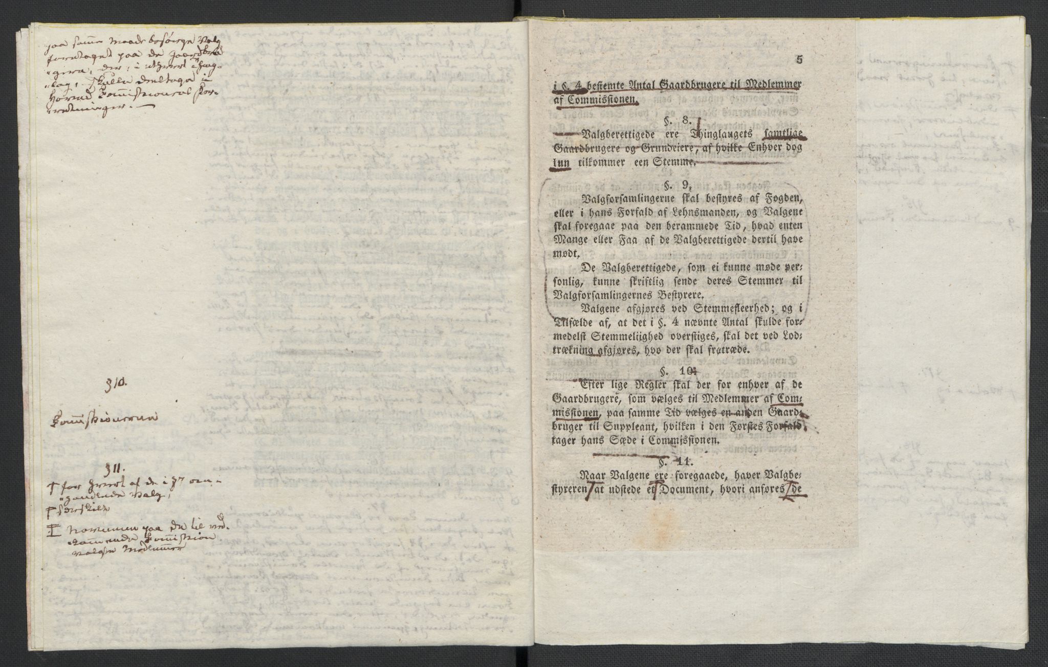 Christie, Wilhelm Frimann Koren, AV/RA-PA-0014/F/L0006: Christies dokumenter fra Stortinget, 1817-1818, p. 421