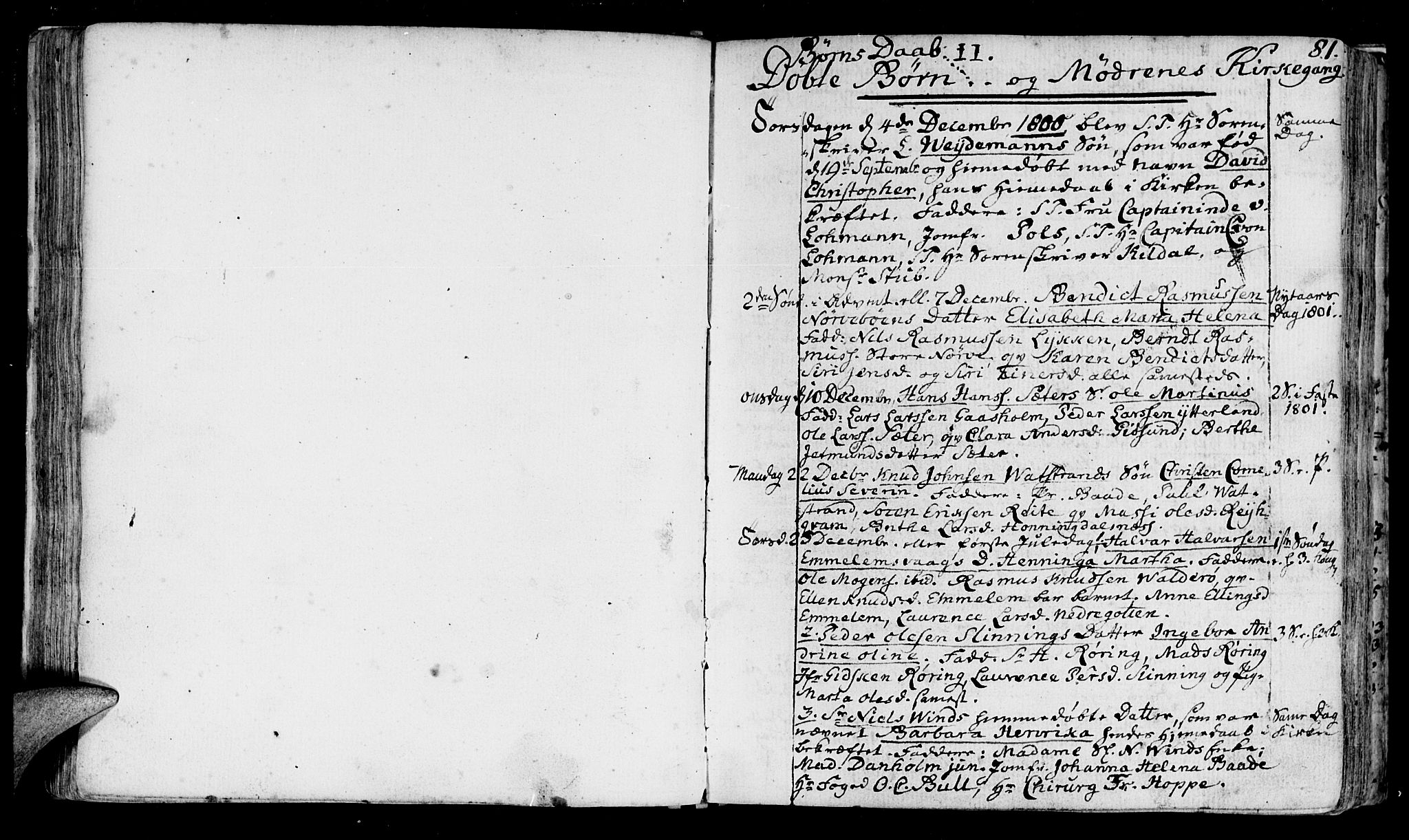 Ministerialprotokoller, klokkerbøker og fødselsregistre - Møre og Romsdal, SAT/A-1454/528/L0394: Parish register (official) no. 528A05, 1801-1826, p. 81