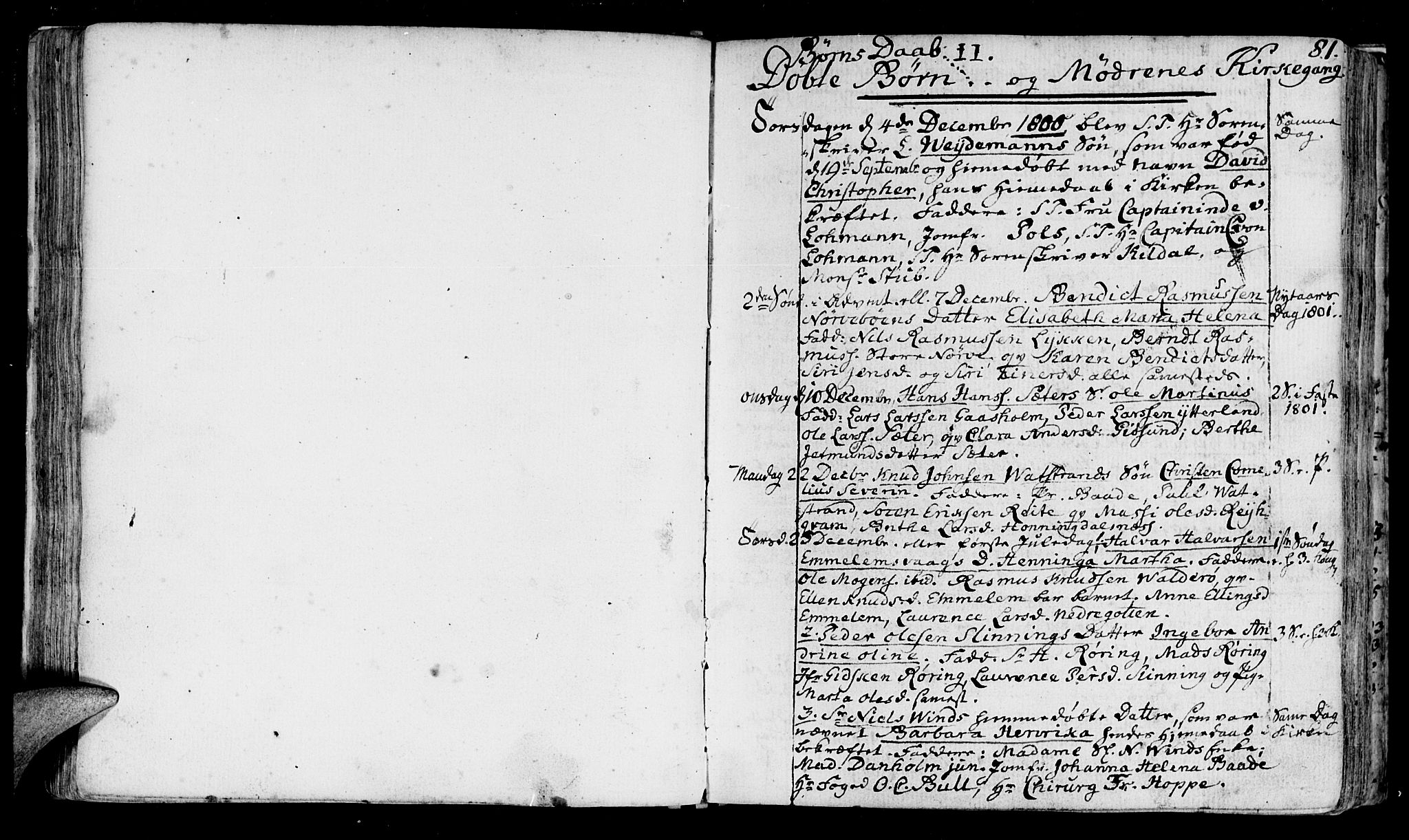 Ministerialprotokoller, klokkerbøker og fødselsregistre - Møre og Romsdal, AV/SAT-A-1454/528/L0394: Parish register (official) no. 528A05, 1801-1826, p. 81