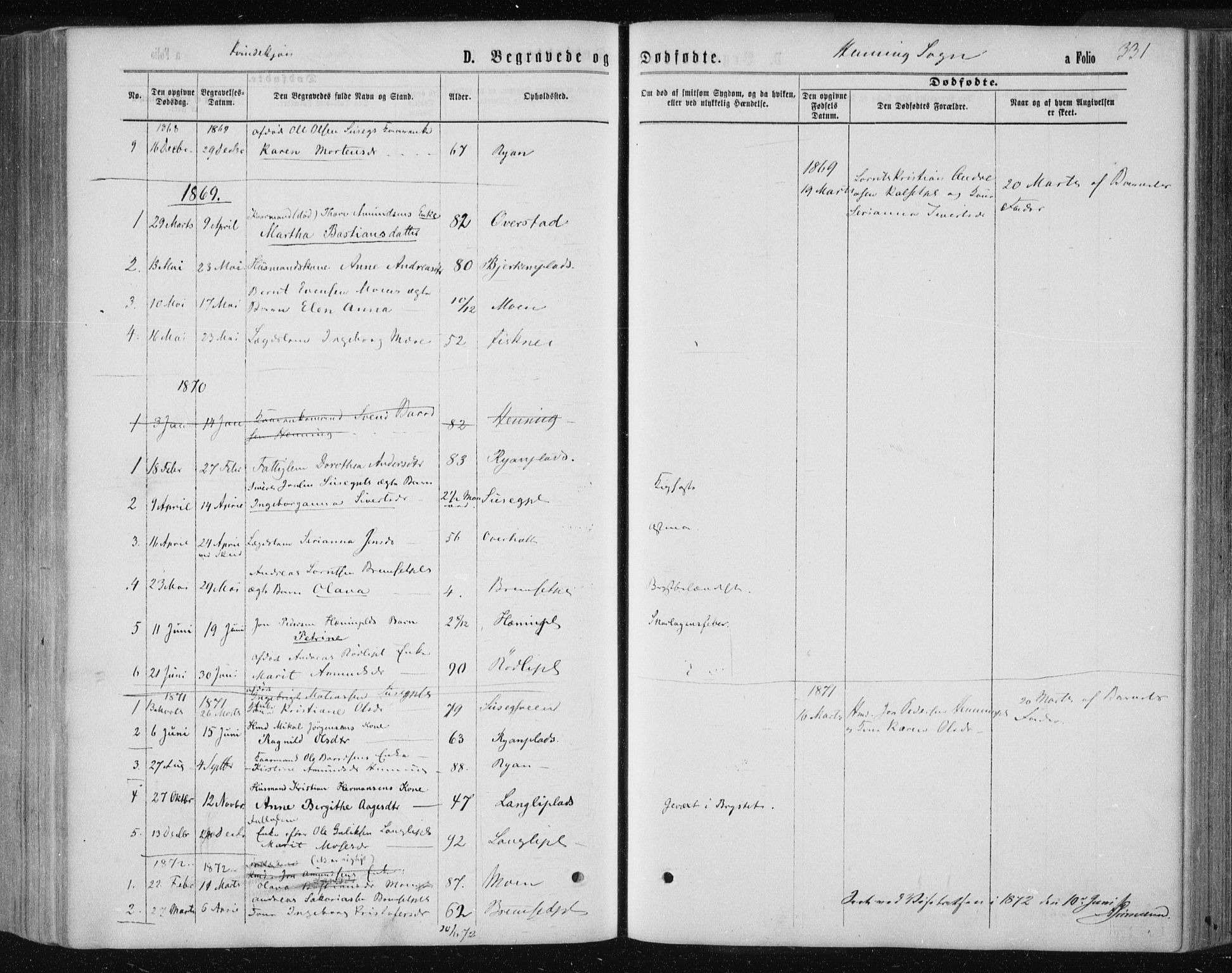 Ministerialprotokoller, klokkerbøker og fødselsregistre - Nord-Trøndelag, SAT/A-1458/735/L0345: Parish register (official) no. 735A08 /3, 1863-1872, p. 331