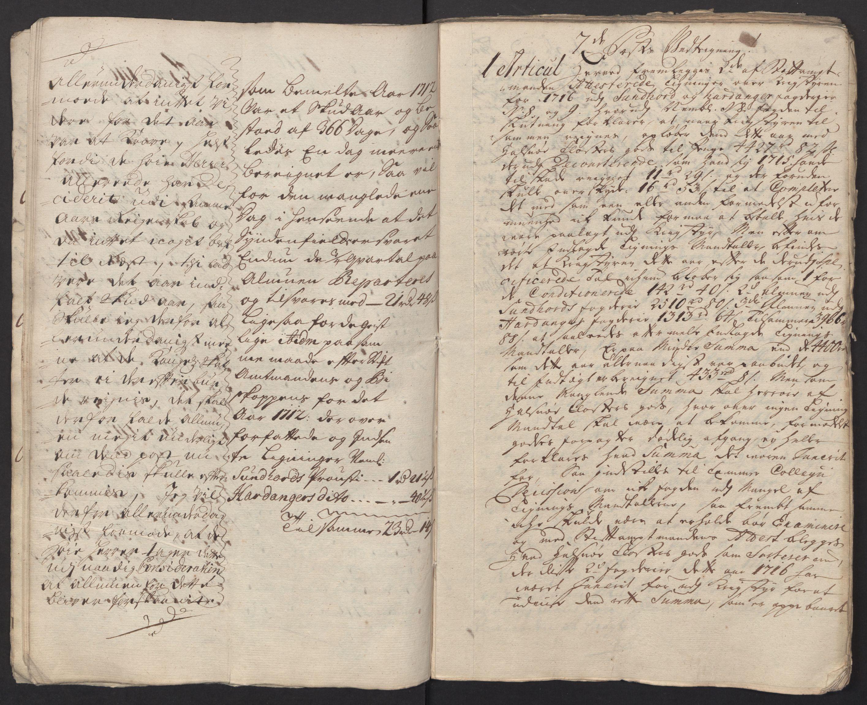 Rentekammeret inntil 1814, Reviderte regnskaper, Fogderegnskap, RA/EA-4092/R48/L2992: Fogderegnskap Sunnhordland og Hardanger, 1716, p. 388