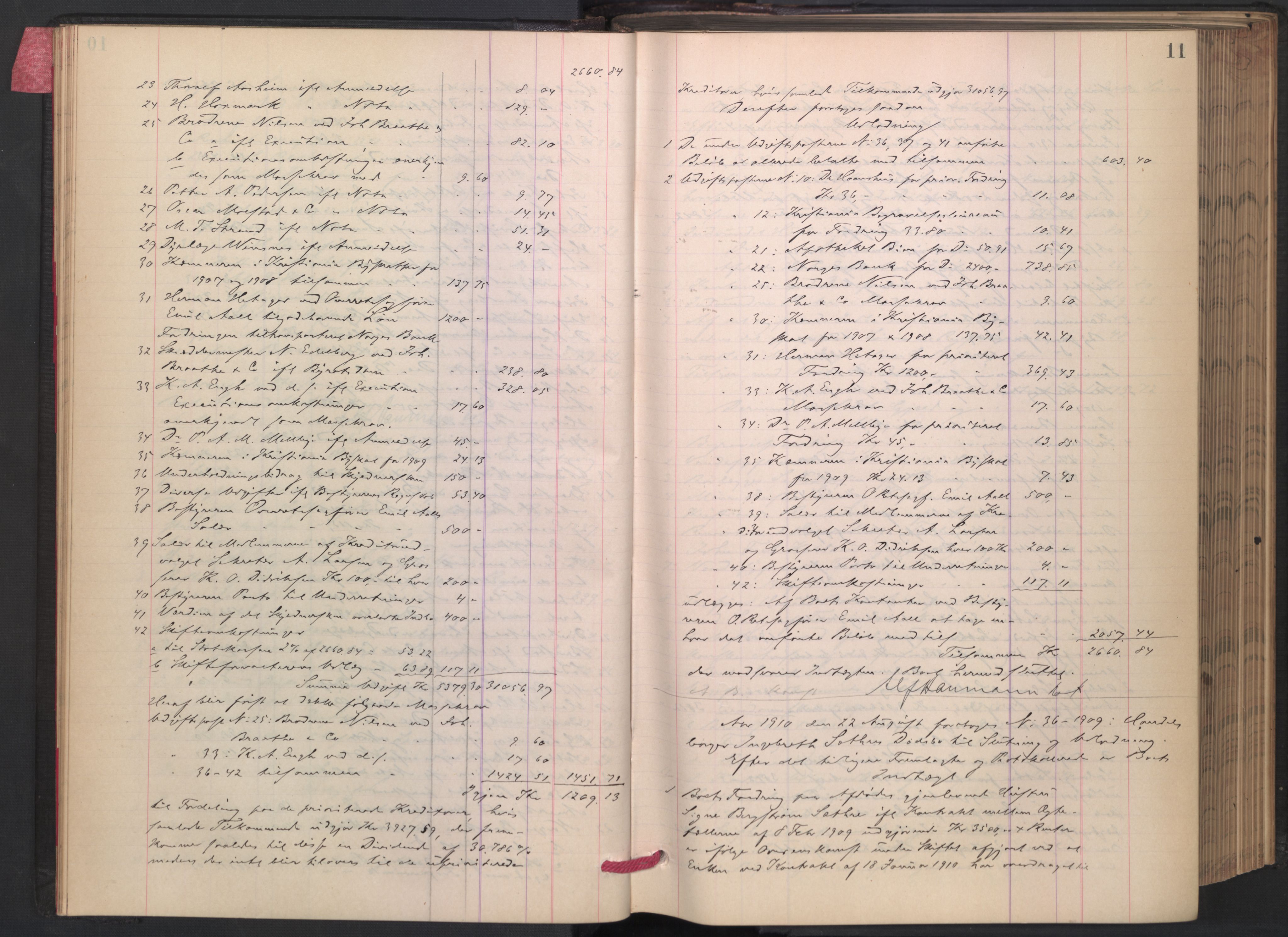 Oslo skifterett, AV/SAO-A-10383/H/Hd/Hdc/L0007: Skifteutlodningsprotokoll, 1910-1913, p. 11