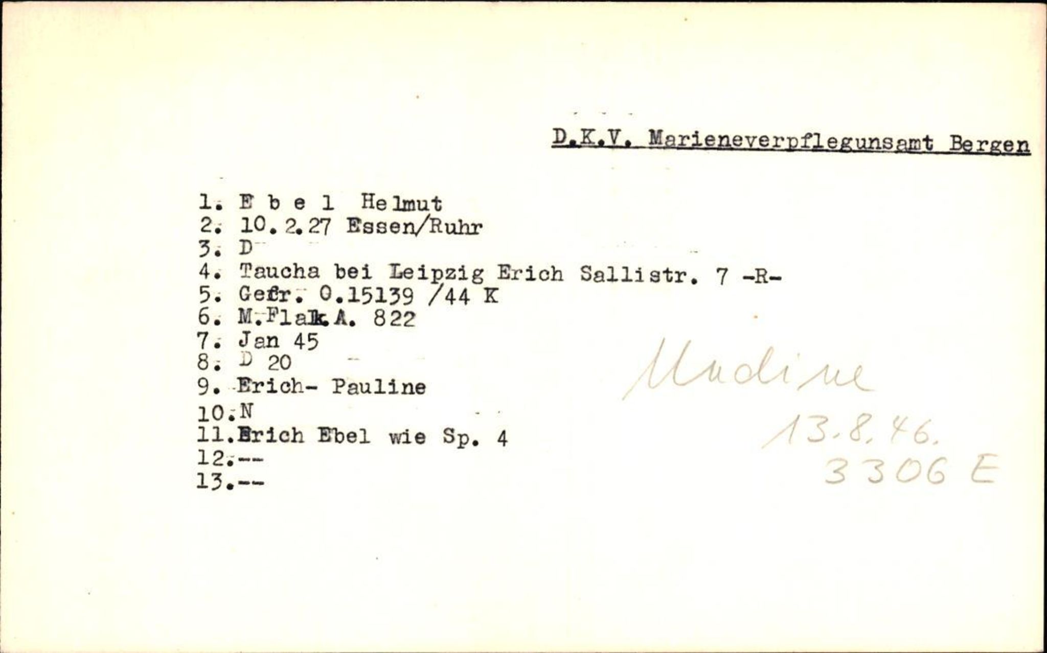 Hjemsendte tyskere , RA/RAFA-6487/D/Db/L0009: Dethoff-Erfurth, 1945-1947, p. 663