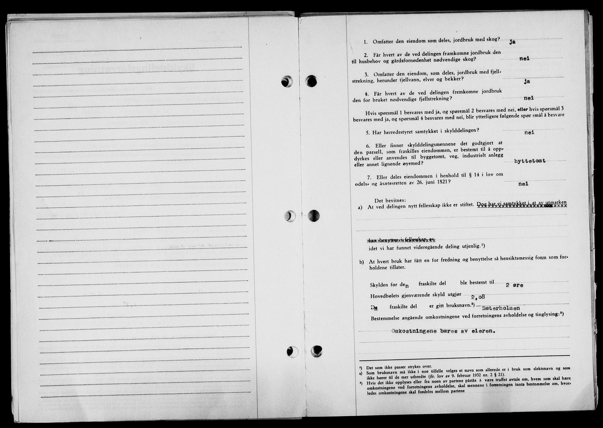 Lofoten sorenskriveri, SAT/A-0017/1/2/2C/L0023a: Mortgage book no. 23a, 1950-1950, Diary no: : 1499/1950