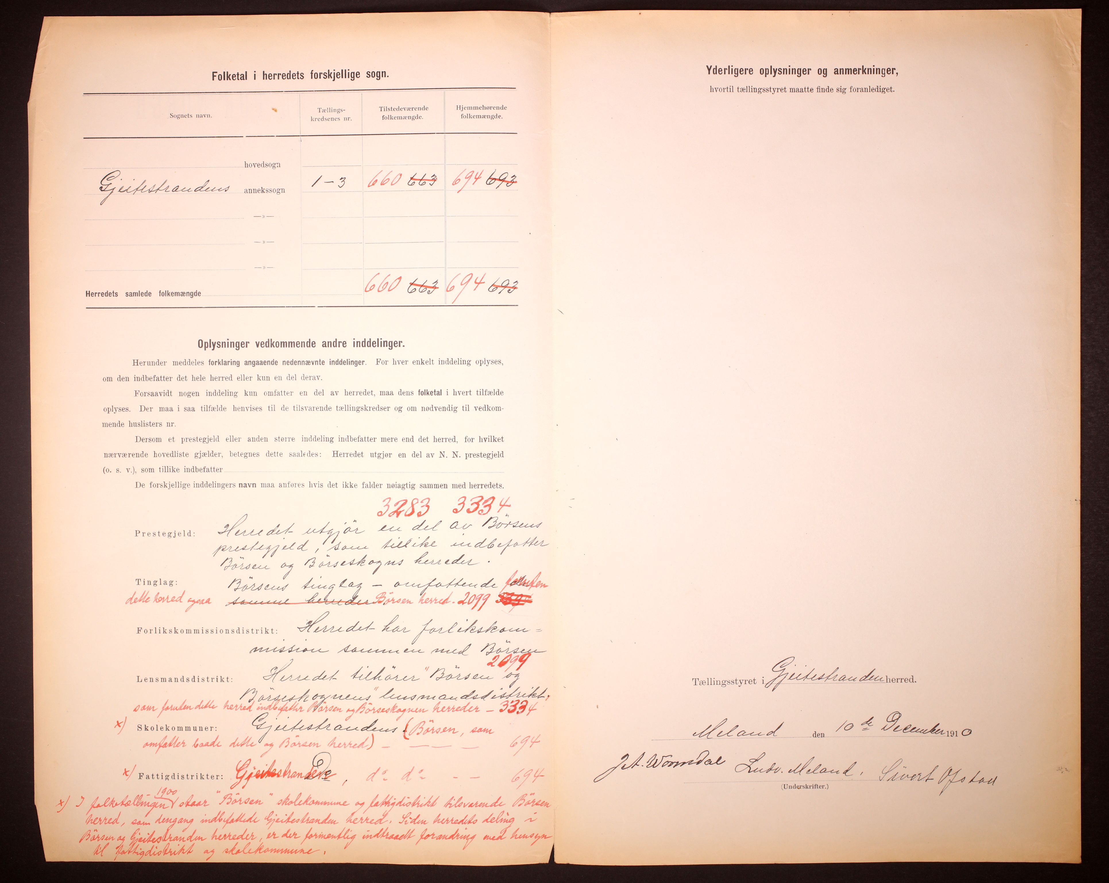 RA, 1910 census for Geitastrand, 1910, p. 3