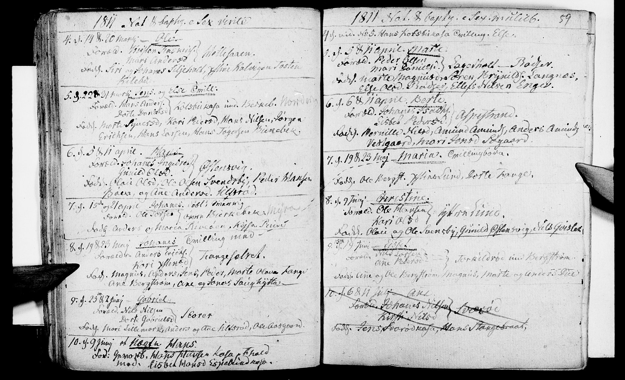 Aremark prestekontor Kirkebøker, SAO/A-10899/F/Fa/L0004: Parish register (official) no. I 4, 1796-1814, p. 59