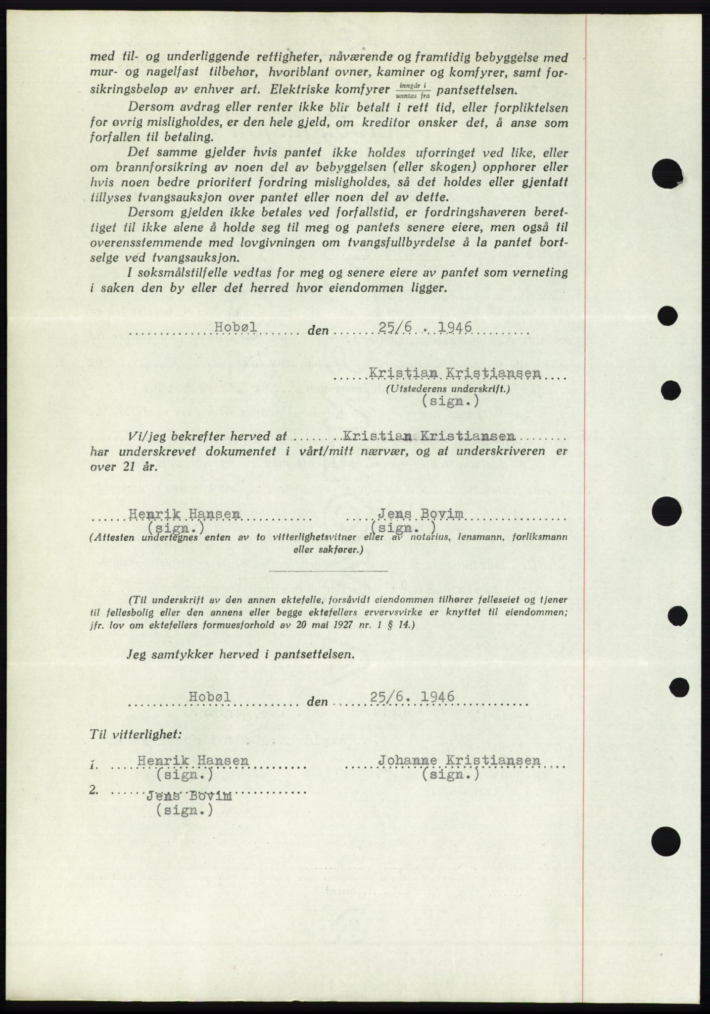 Moss sorenskriveri, SAO/A-10168: Mortgage book no. B15, 1946-1946, Diary no: : 1521/1946