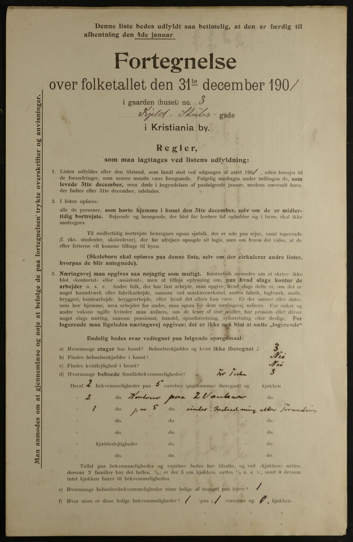 OBA, Municipal Census 1901 for Kristiania, 1901, p. 7995