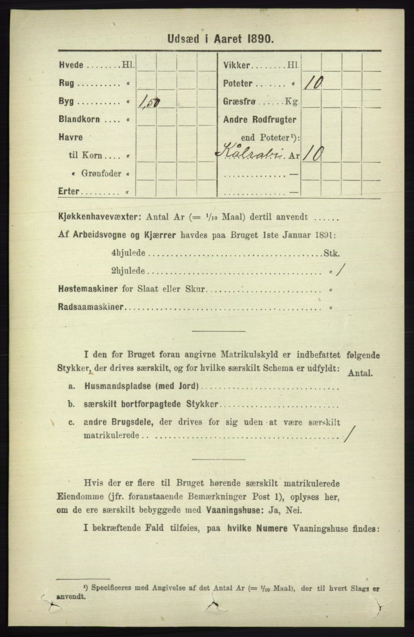 RA, 1891 census for 1230 Ullensvang, 1891, p. 7329