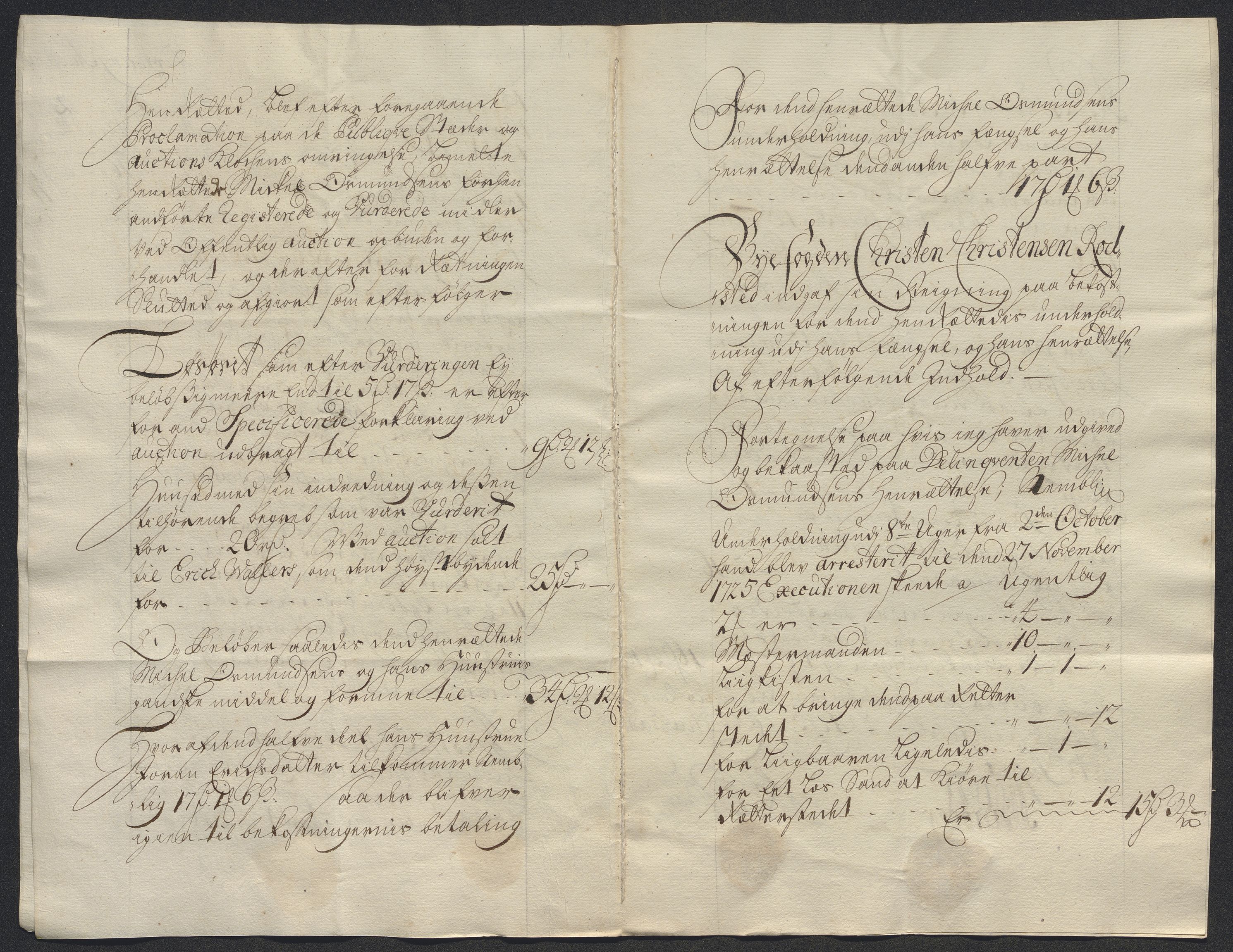 Rentekammeret inntil 1814, Reviderte regnskaper, Byregnskaper, AV/RA-EA-4066/R/Rm/L0286: [M19] Sikt og sakefall, 1719-1727, p. 397