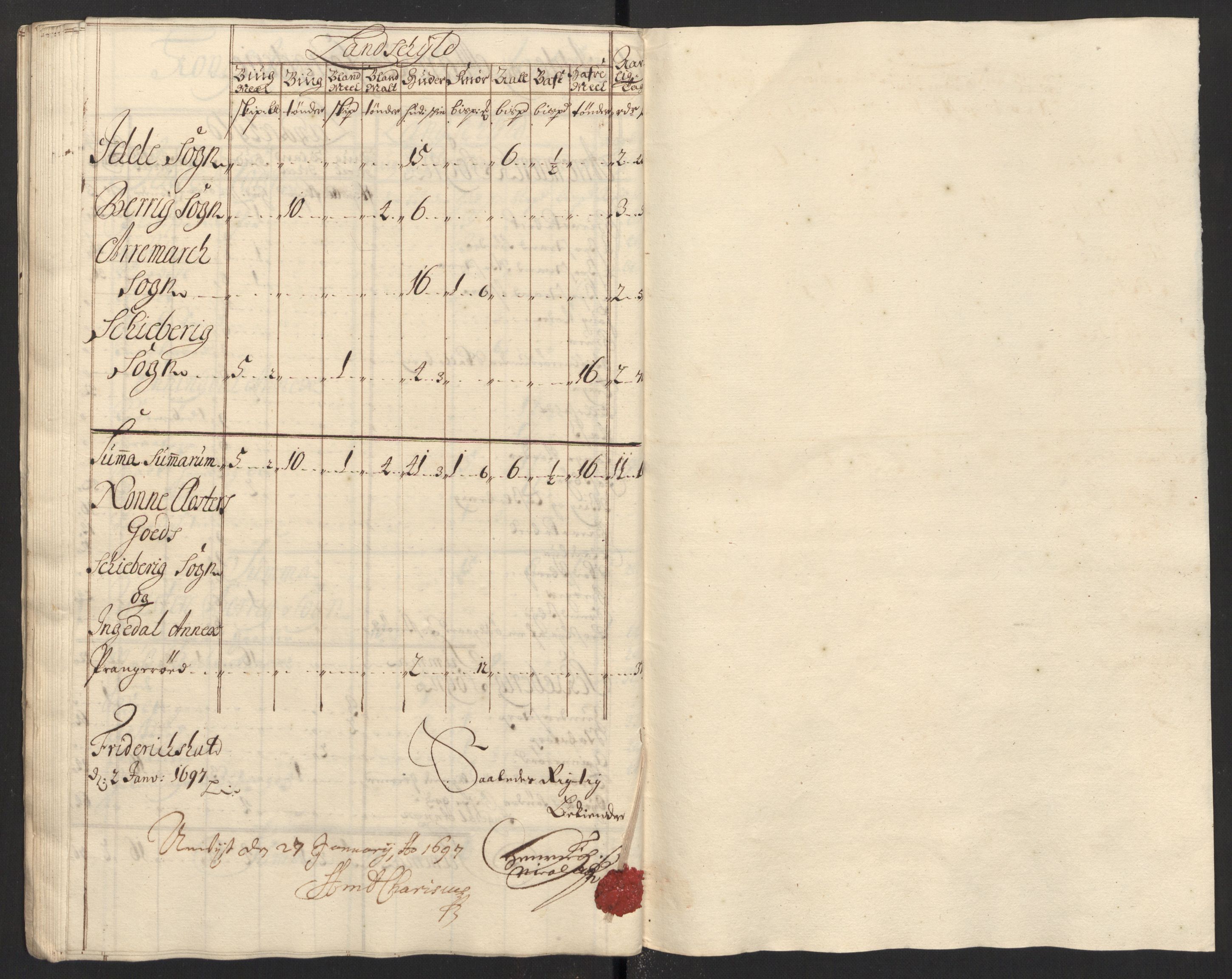 Rentekammeret inntil 1814, Reviderte regnskaper, Fogderegnskap, AV/RA-EA-4092/R01/L0013: Fogderegnskap Idd og Marker, 1696-1698, p. 93