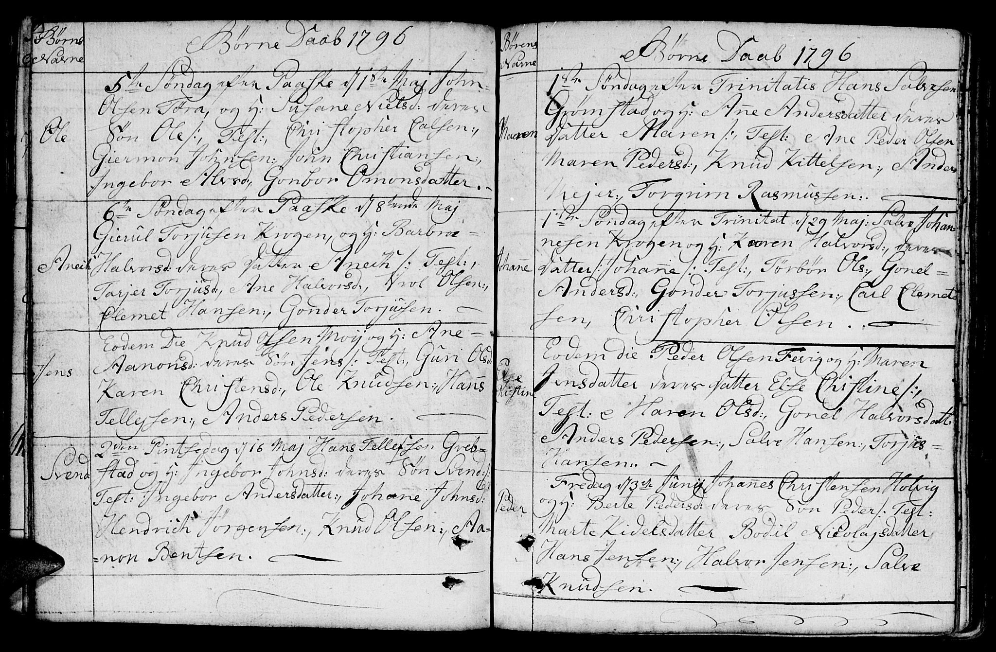 Fjære sokneprestkontor, AV/SAK-1111-0011/F/Fb/L0005: Parish register (copy) no. B 5, 1785-1803, p. 145