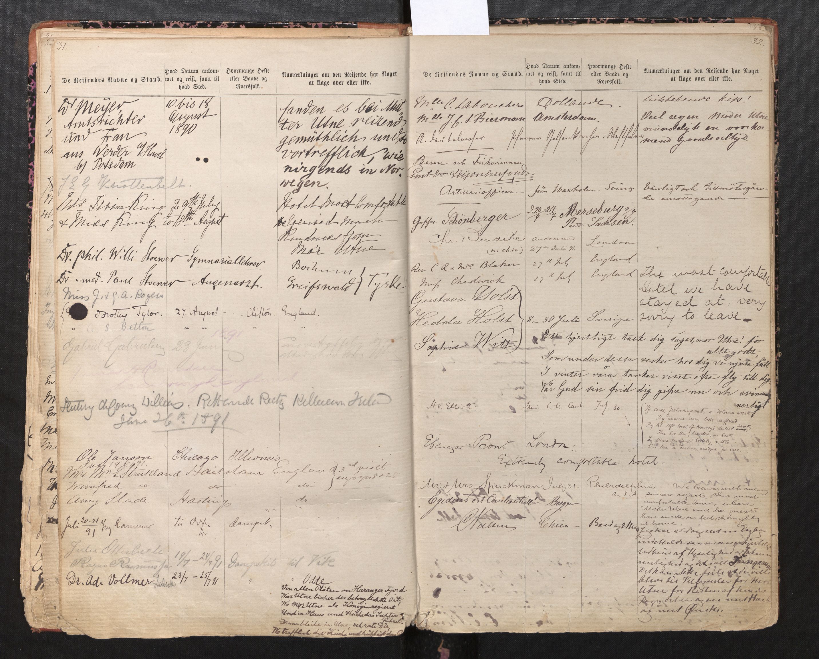Dokumentsamlingen - Statsarkivet i Bergen, SAB/A-100027/B/L0004: Dokumenter, 1879-1901, p. 31-32