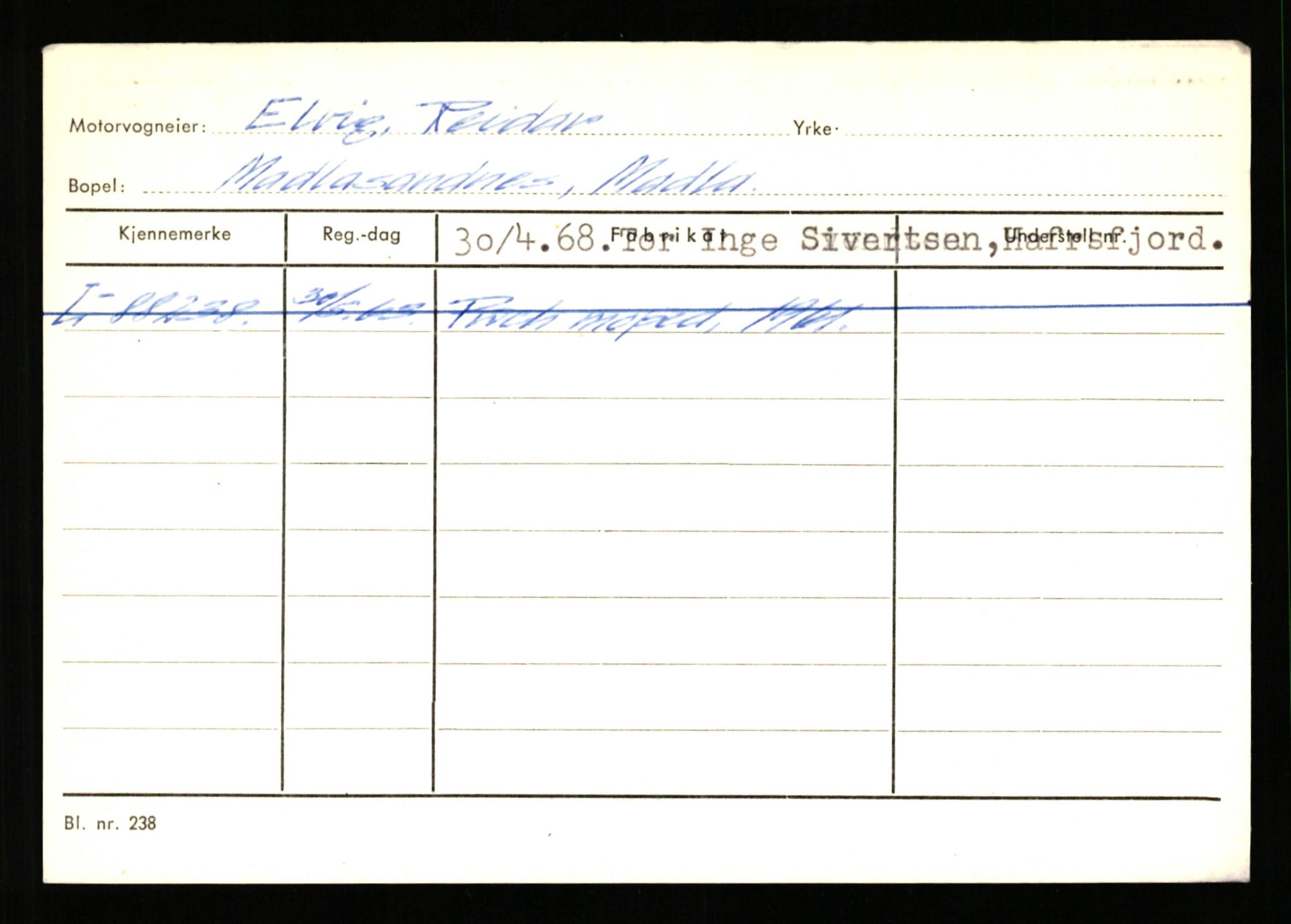 Stavanger trafikkstasjon, SAST/A-101942/0/H/L0007: Egerøy - Eppeland, 1930-1971, p. 2011