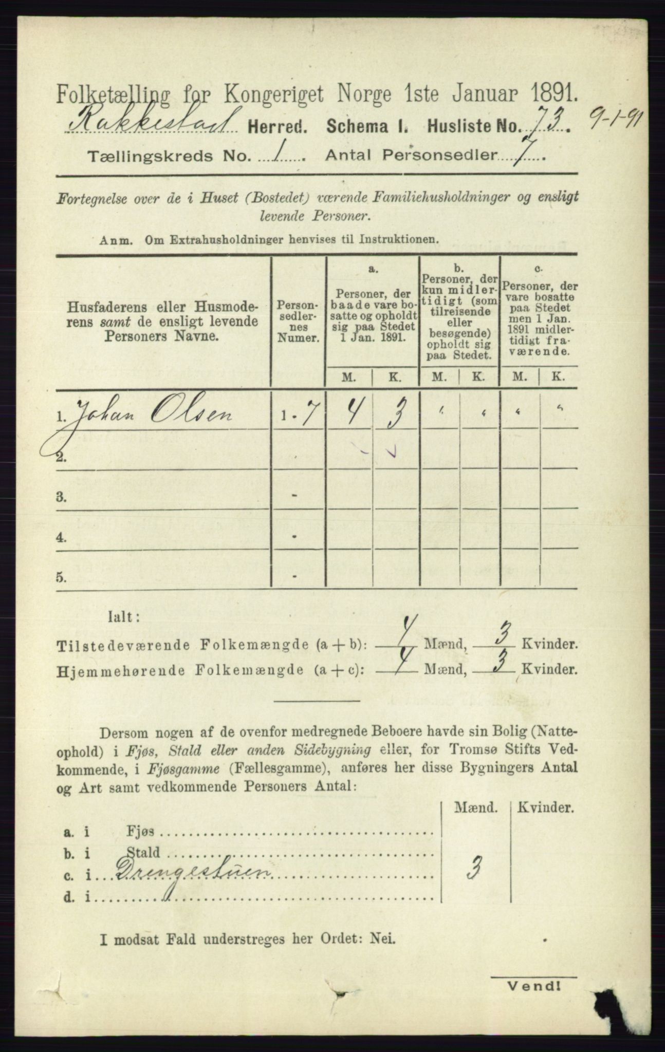 RA, 1891 census for 0128 Rakkestad, 1891, p. 114