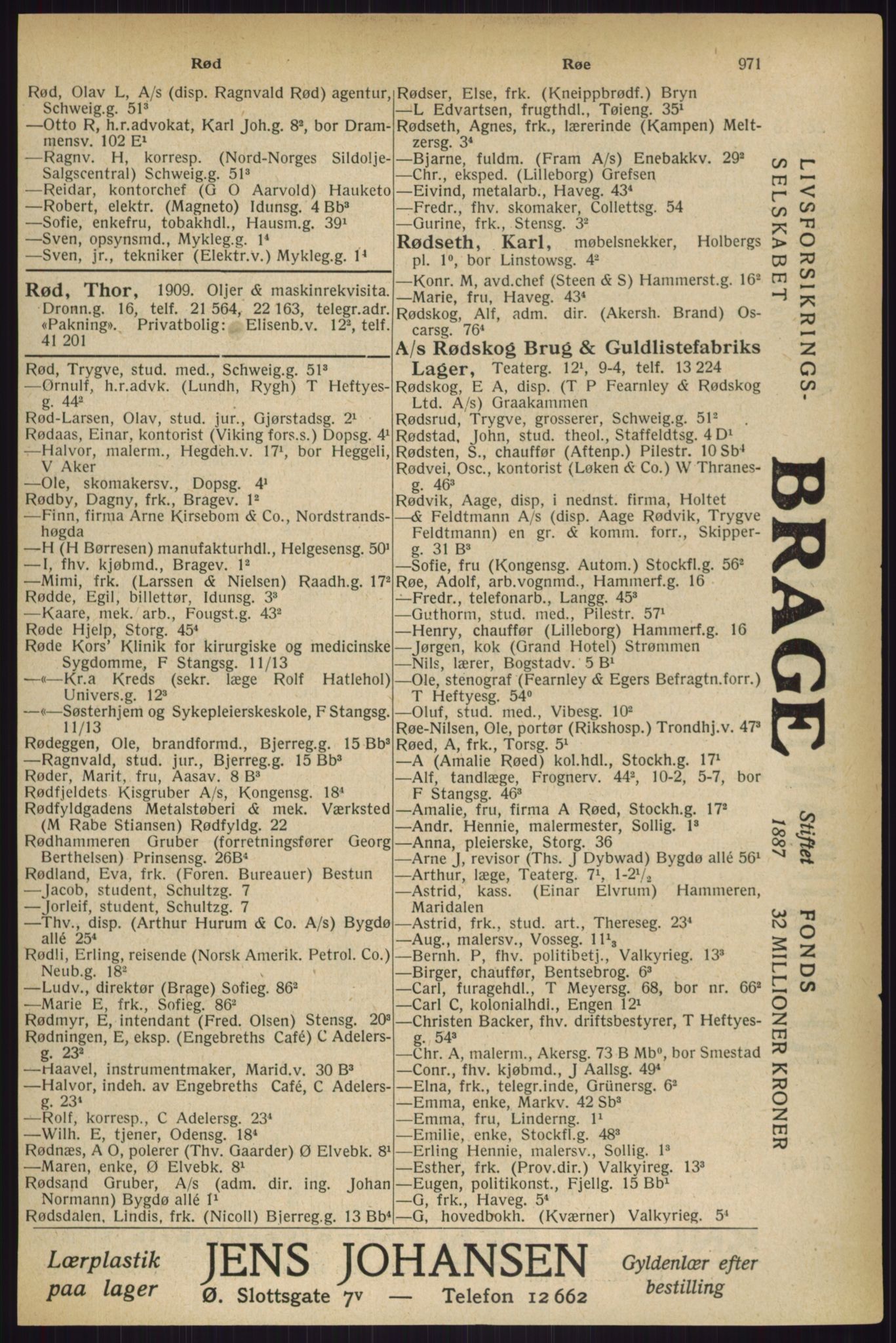 Kristiania/Oslo adressebok, PUBL/-, 1927, p. 971