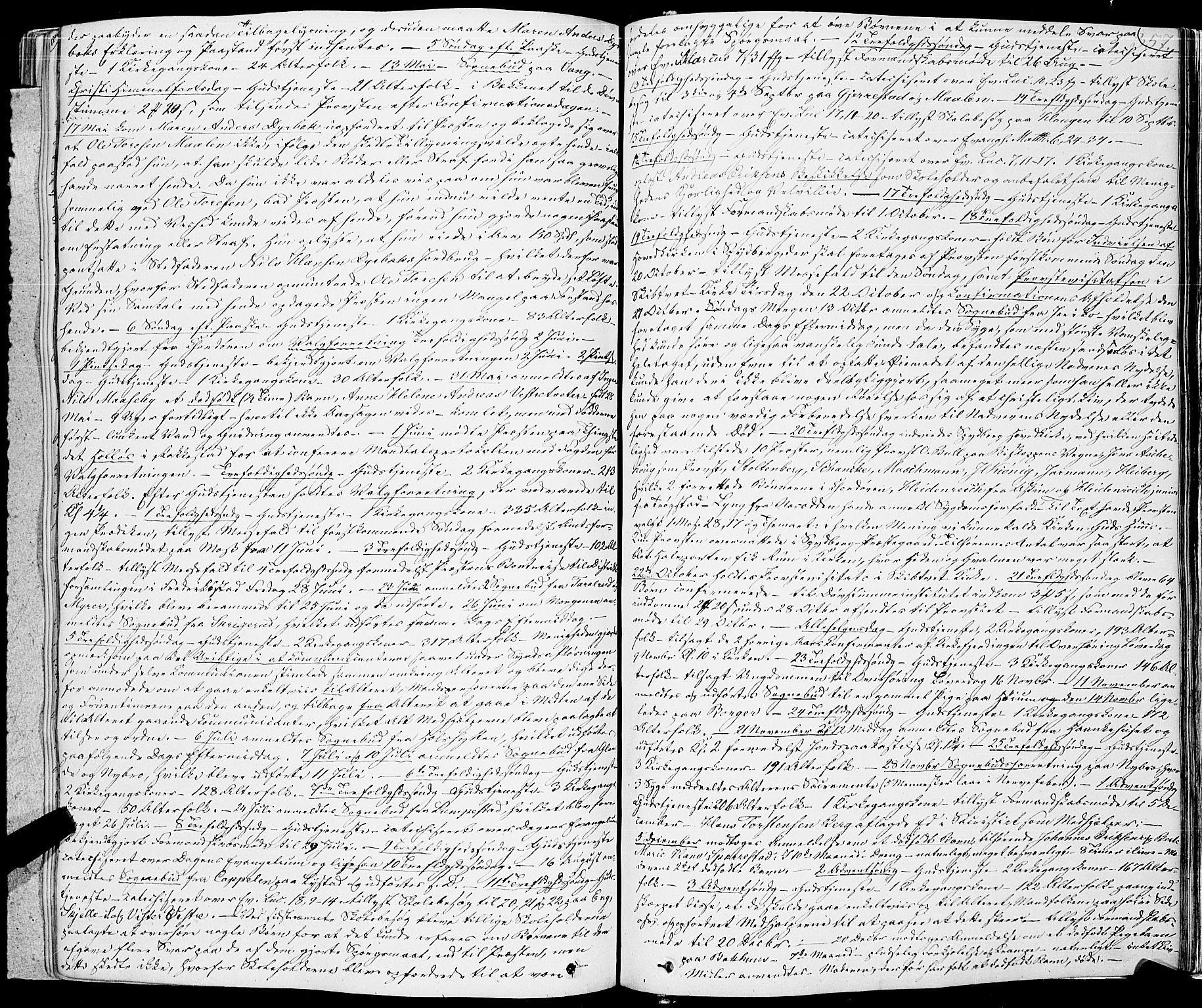 Skiptvet prestekontor Kirkebøker, AV/SAO-A-20009/F/Fa/L0006: Parish register (official) no. 6, 1839-1860, p. 357