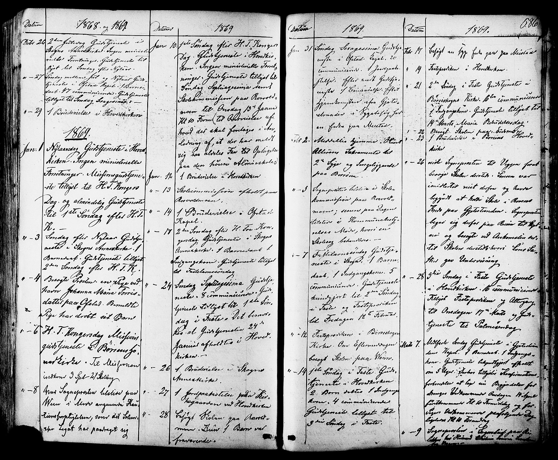 Ministerialprotokoller, klokkerbøker og fødselsregistre - Sør-Trøndelag, AV/SAT-A-1456/665/L0772: Parish register (official) no. 665A07, 1856-1878, p. 586