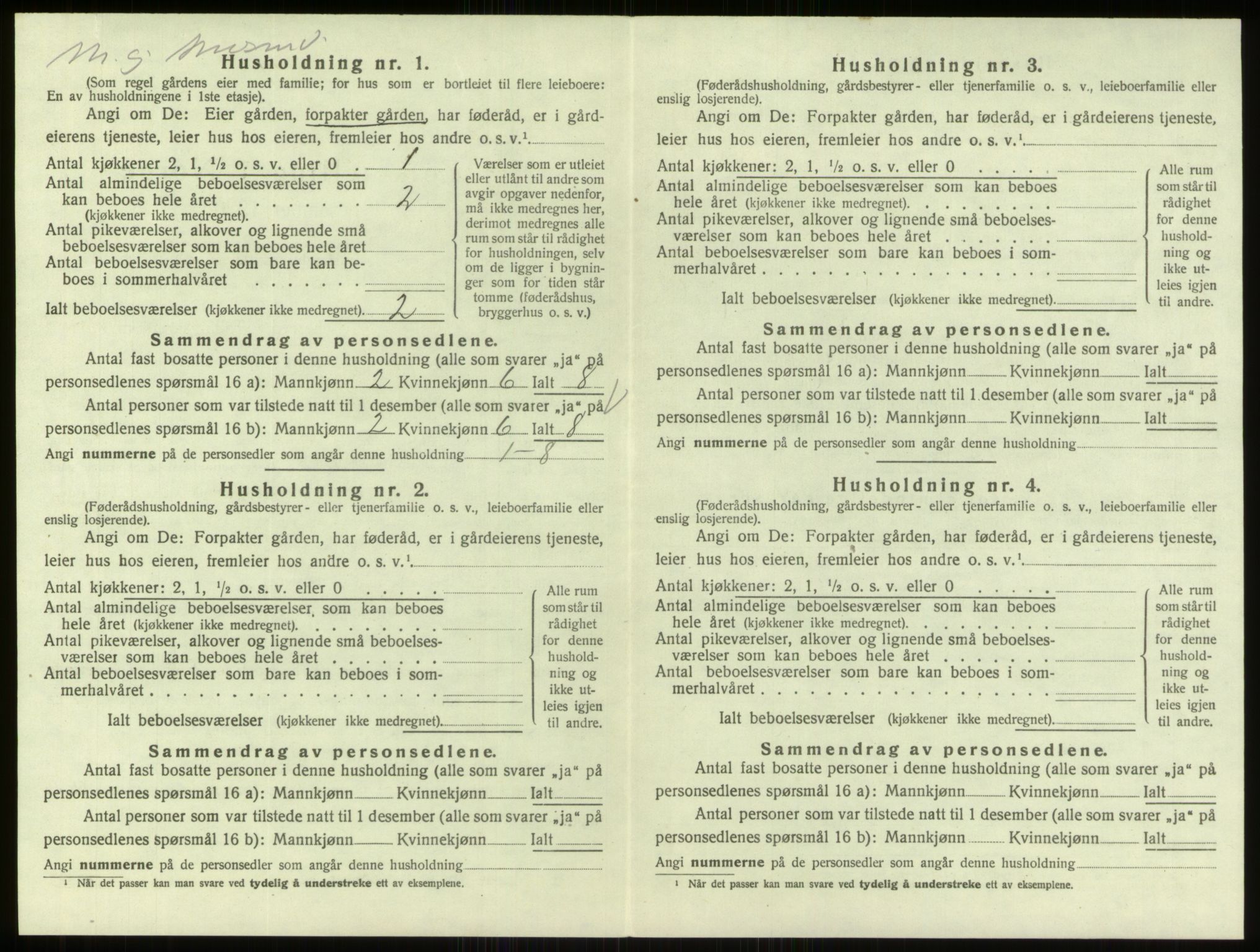 SAO, 1920 census for Skjeberg, 1920, p. 1977