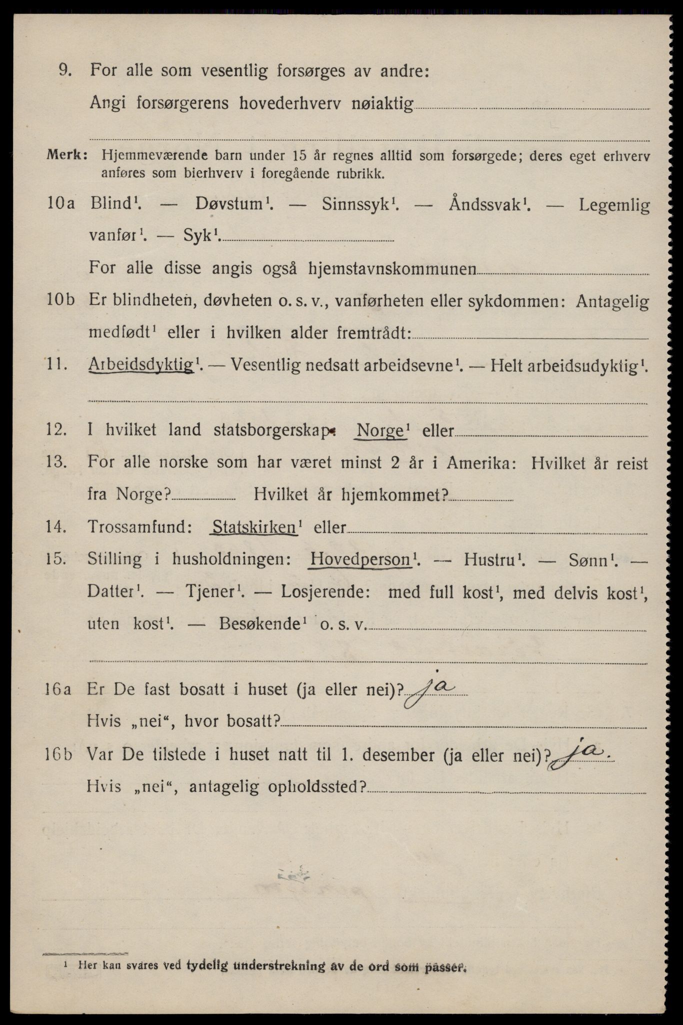 SAST, 1920 census for Heskestad, 1920, p. 2040